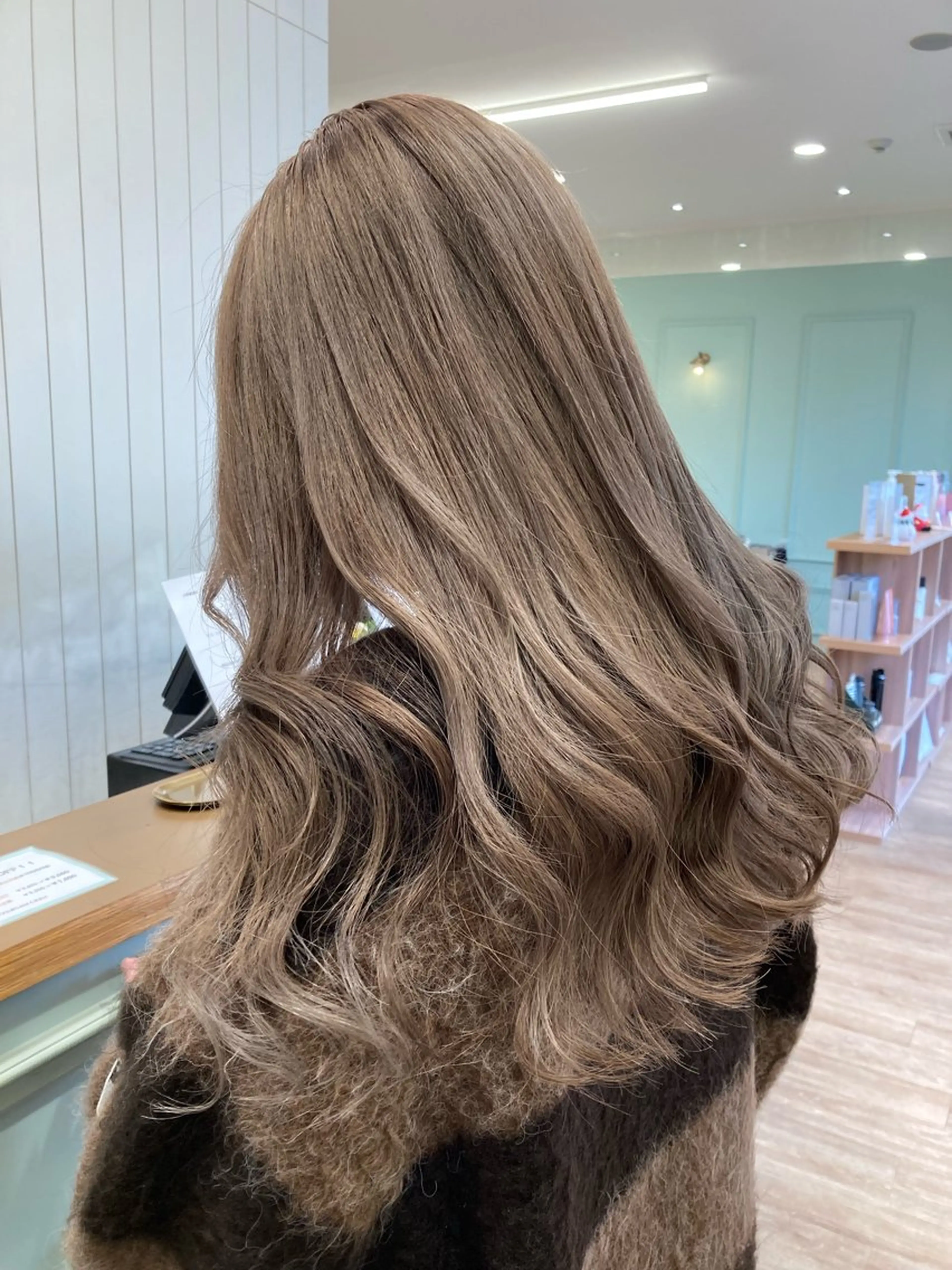 セミロング カラー ベージュカラー ミルクティーベージュ ヘアカラー むらたみずき /大宮ボブ、ショートのヘアスタイル