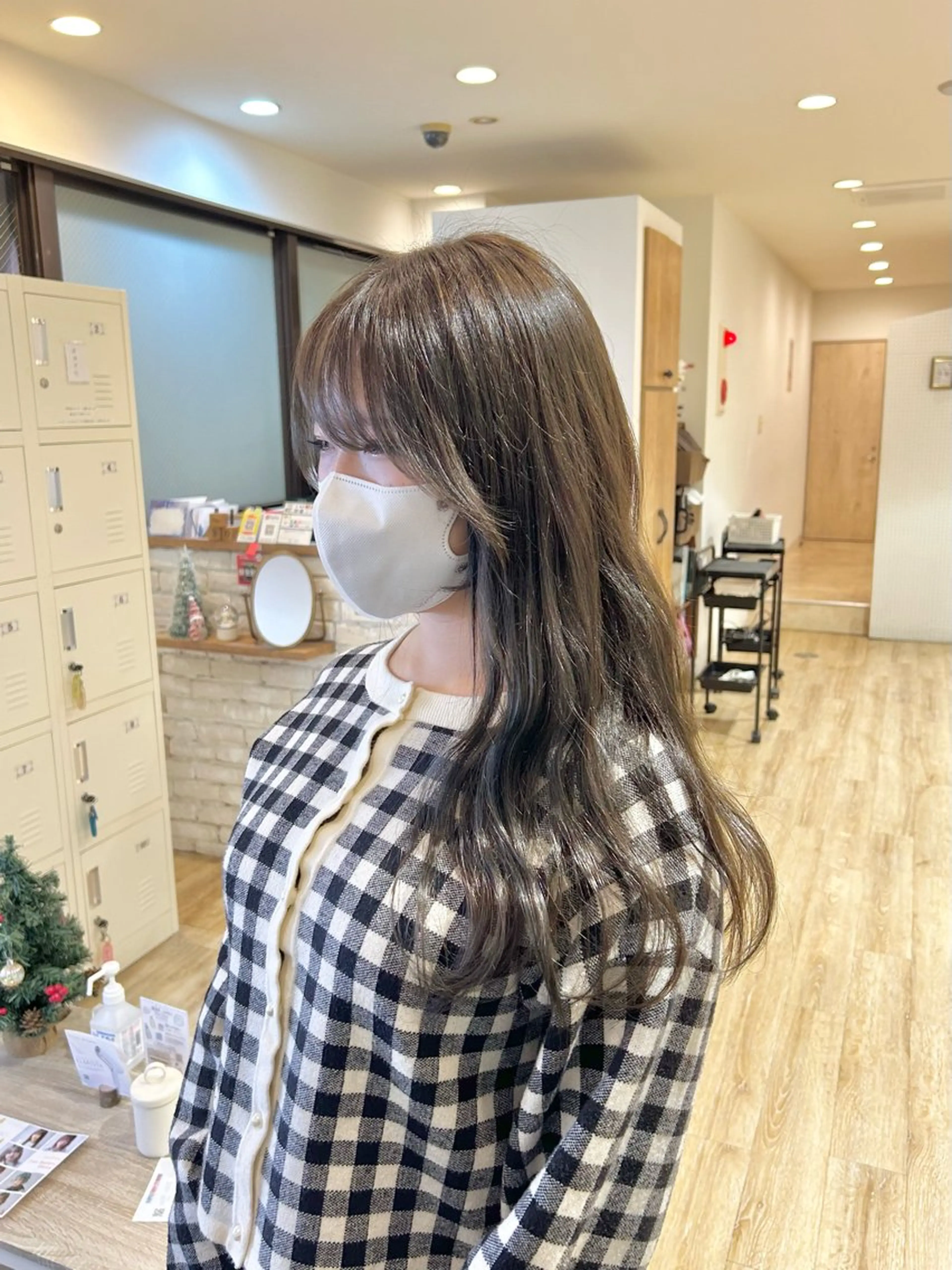 ロング カラー カット ヘアカラー トリートメント 🫧顔周りカット 🫧樫村優香のヘアスタイル