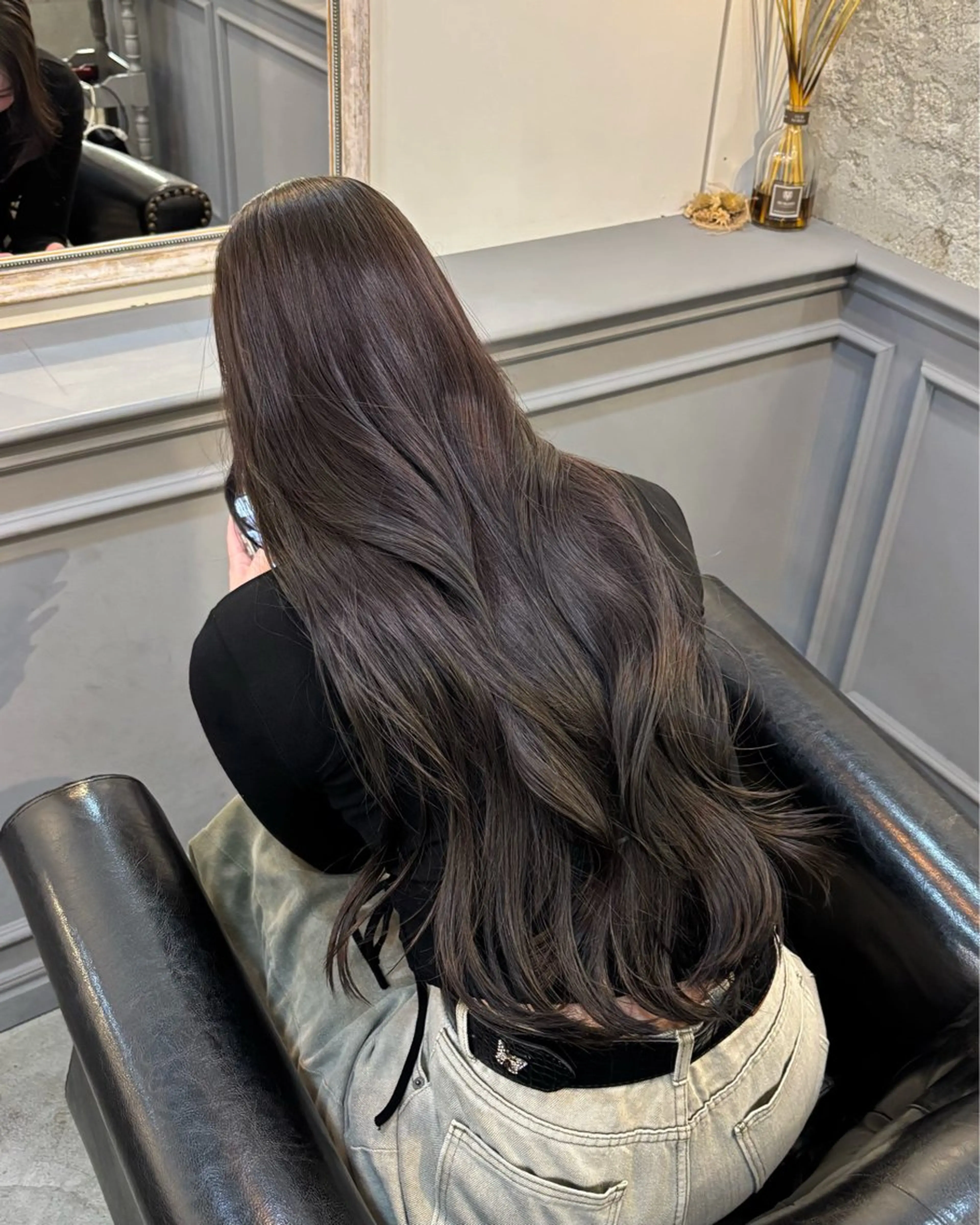 ロング カラー ヘアアレンジ 関口 玲那のヘアスタイル