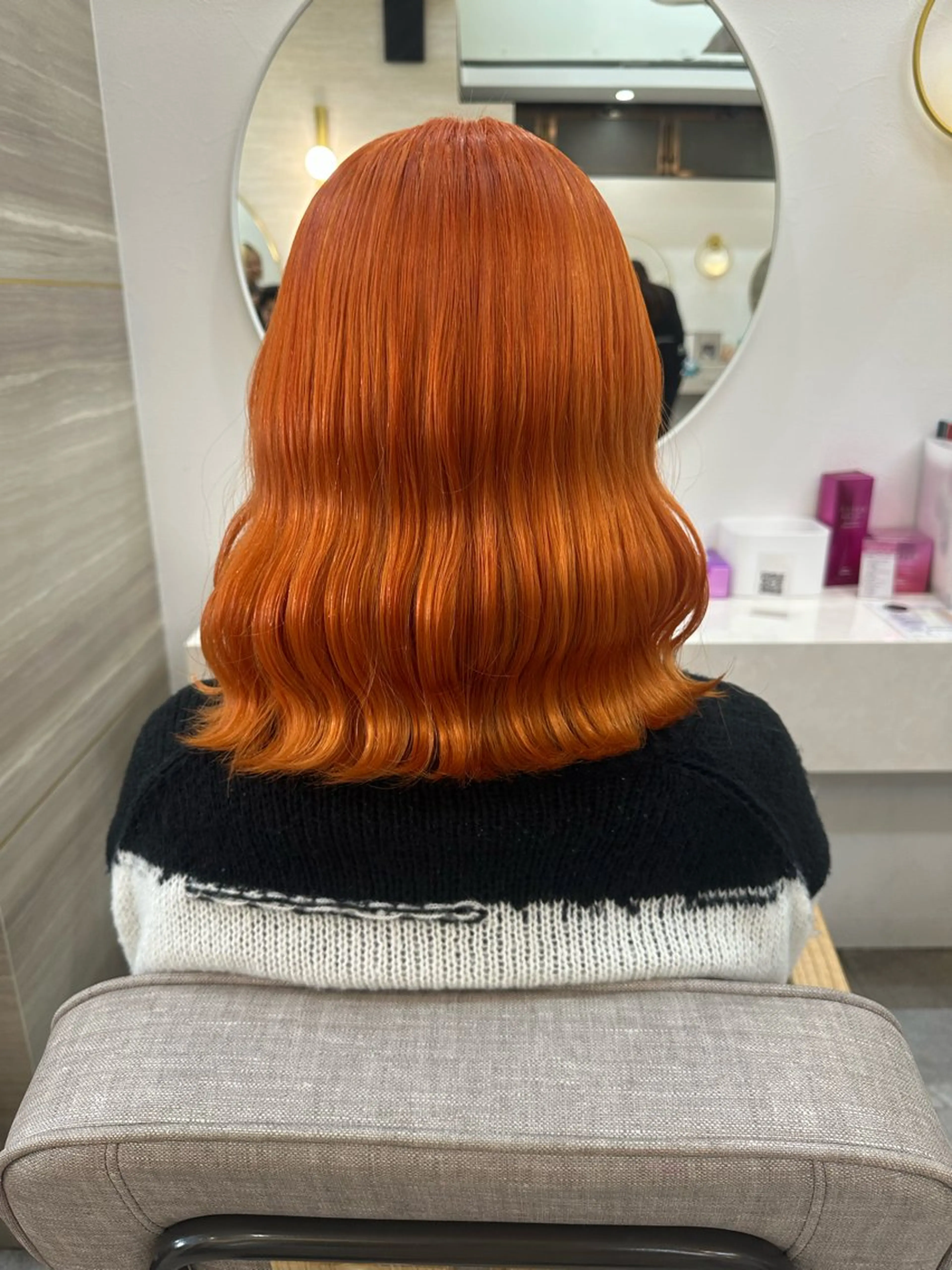ミディアム ヘアカラー トリートメント lovis🧸ゆうあ 🧸/透明感カラーのヘアスタイル
