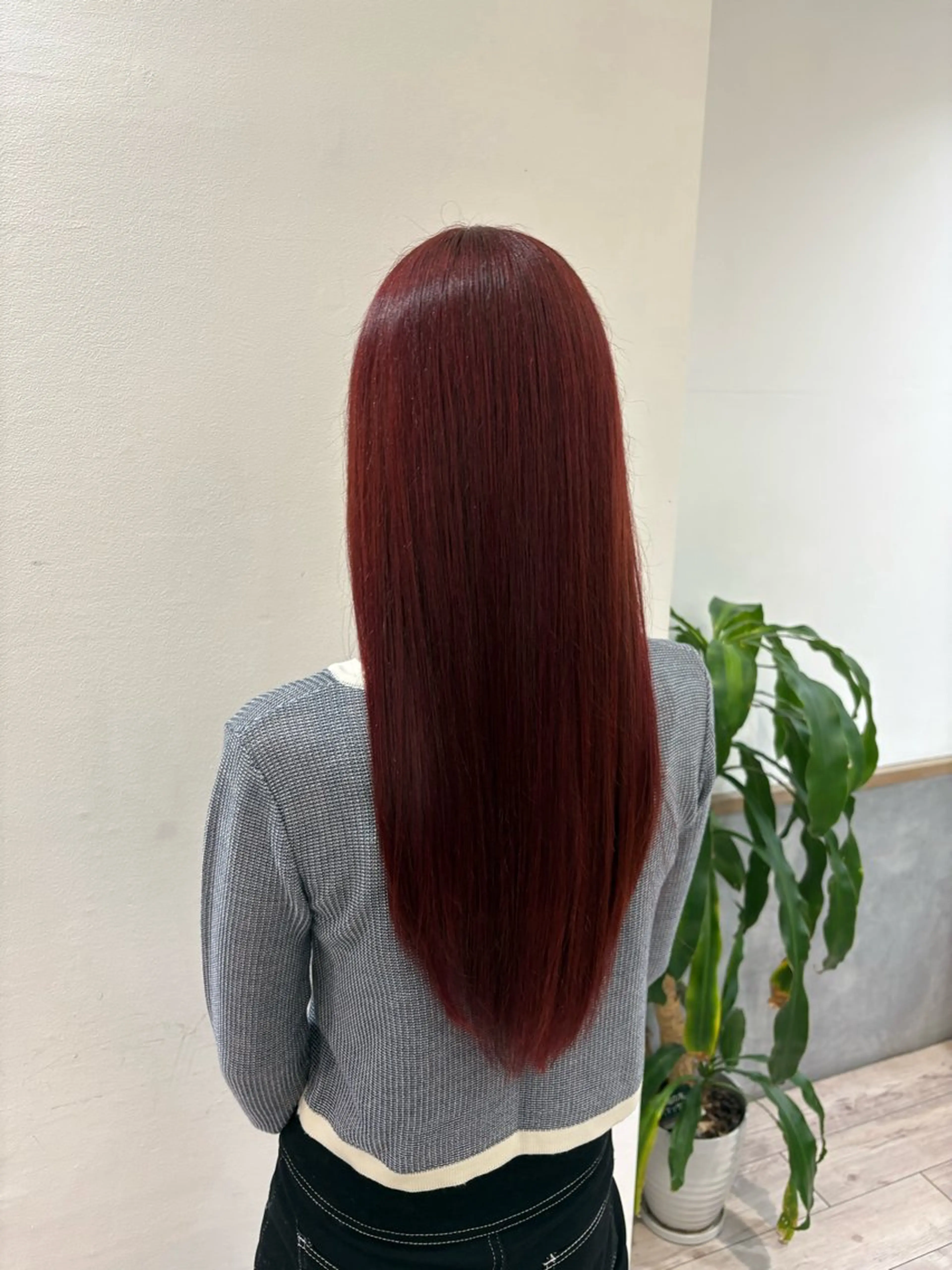 ロング カラー ヘアカラー 箕輪 愛瑚のヘアスタイル
