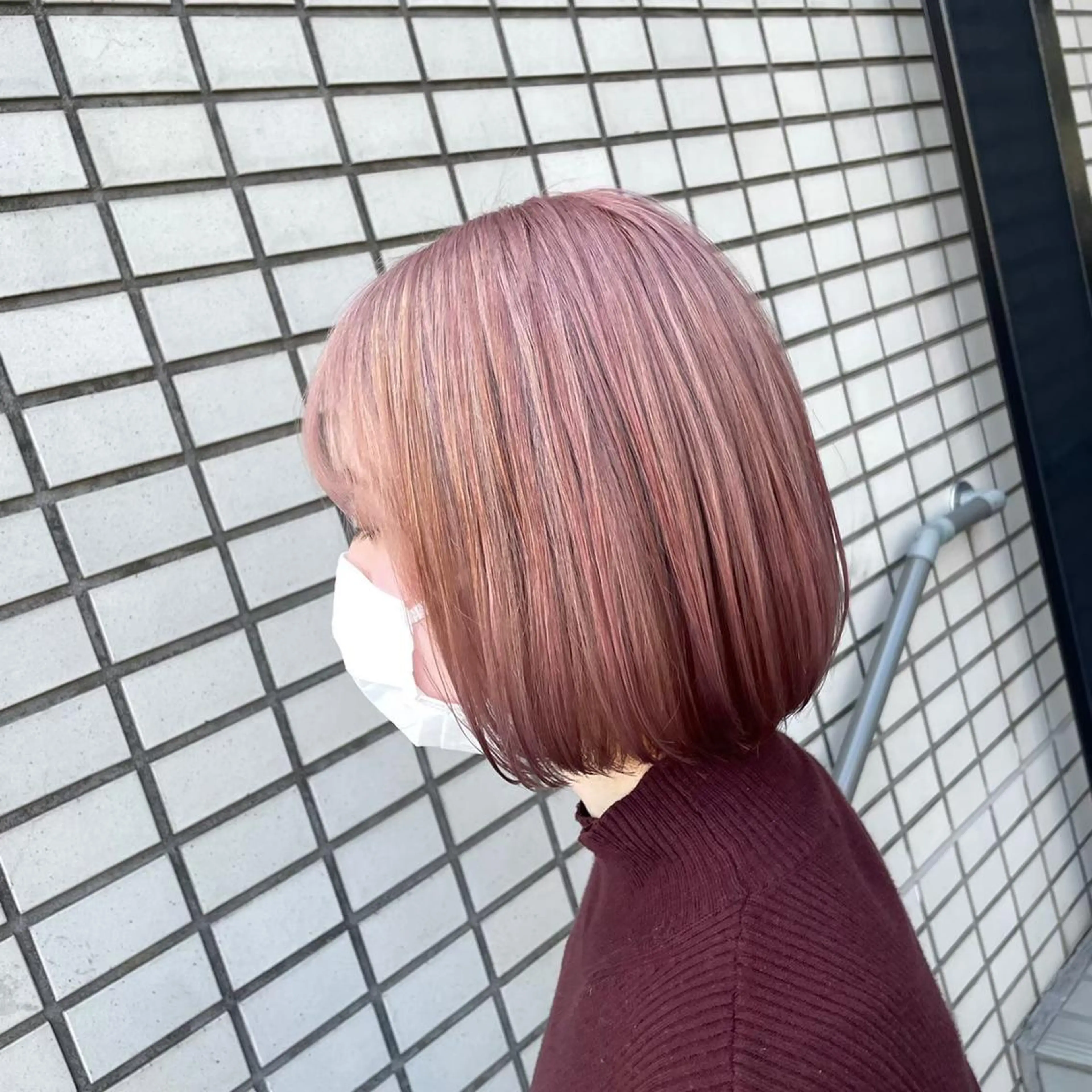 カラー パーマ/ボブ/ 佐々木翔のヘアスタイル