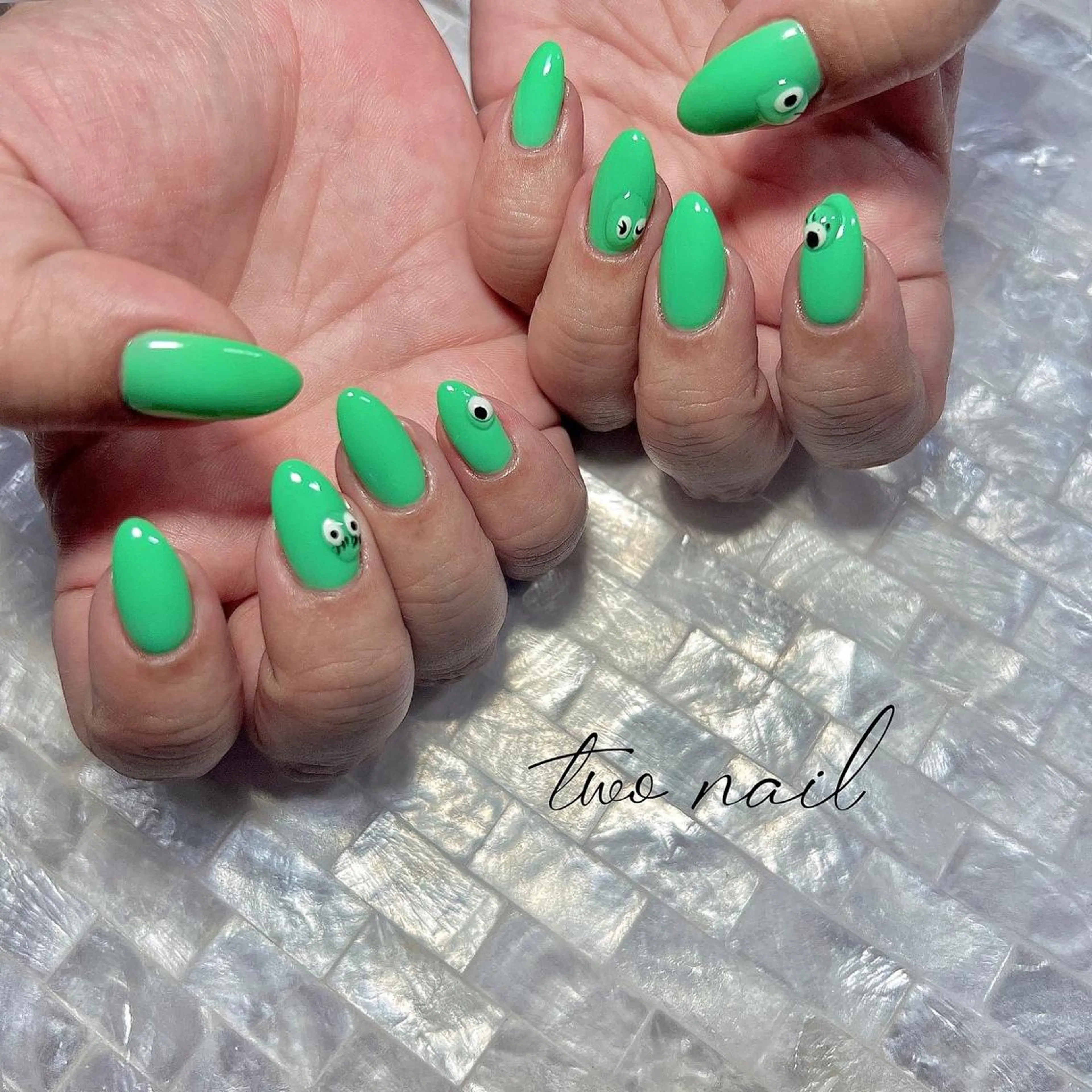 ネイル アートネイル フットネイル ハート おそろいネイル ニュアンスネイル ハンドネイル two nailのネイルデザイン