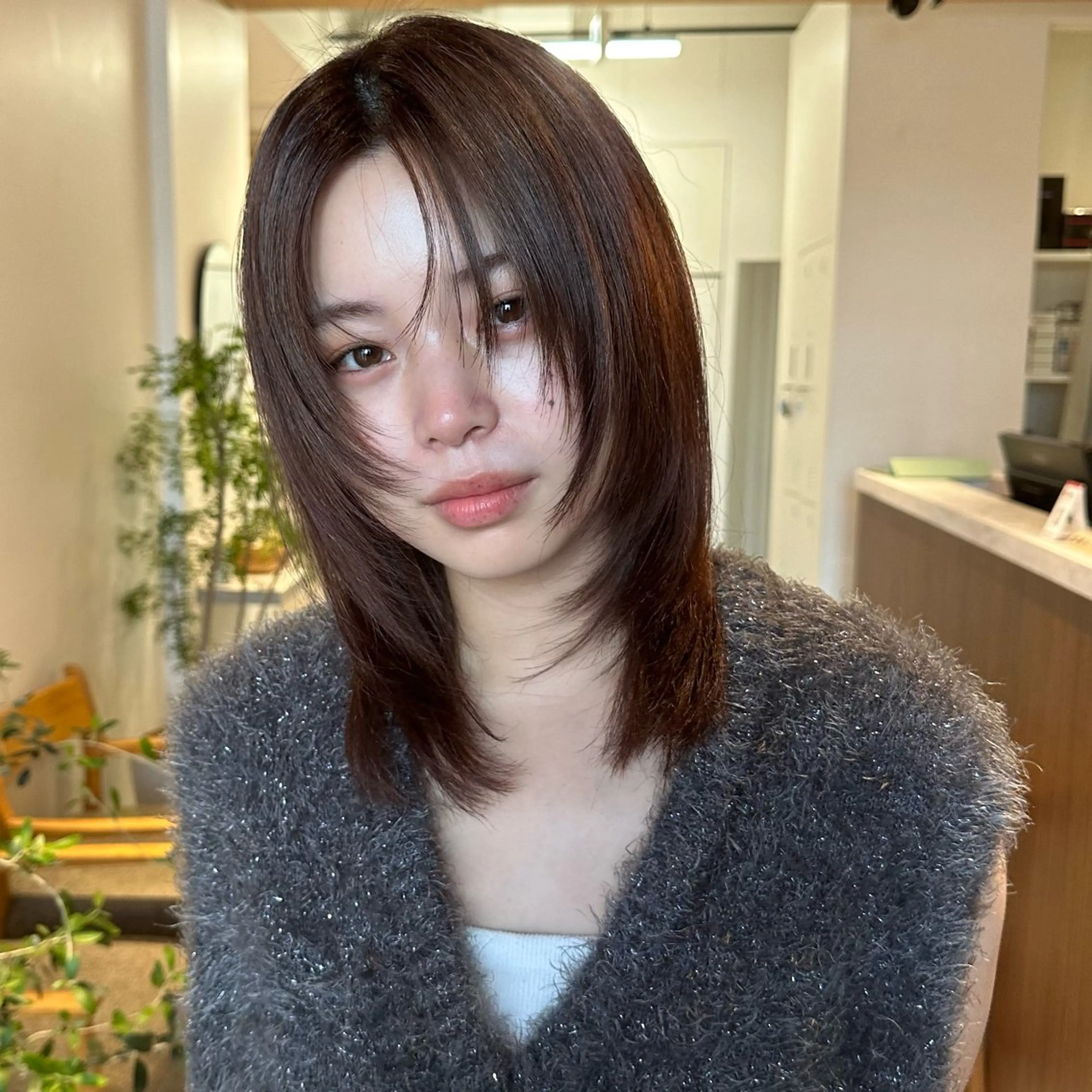ミディアム K-two谷町❄️ hinaのヘアスタイル