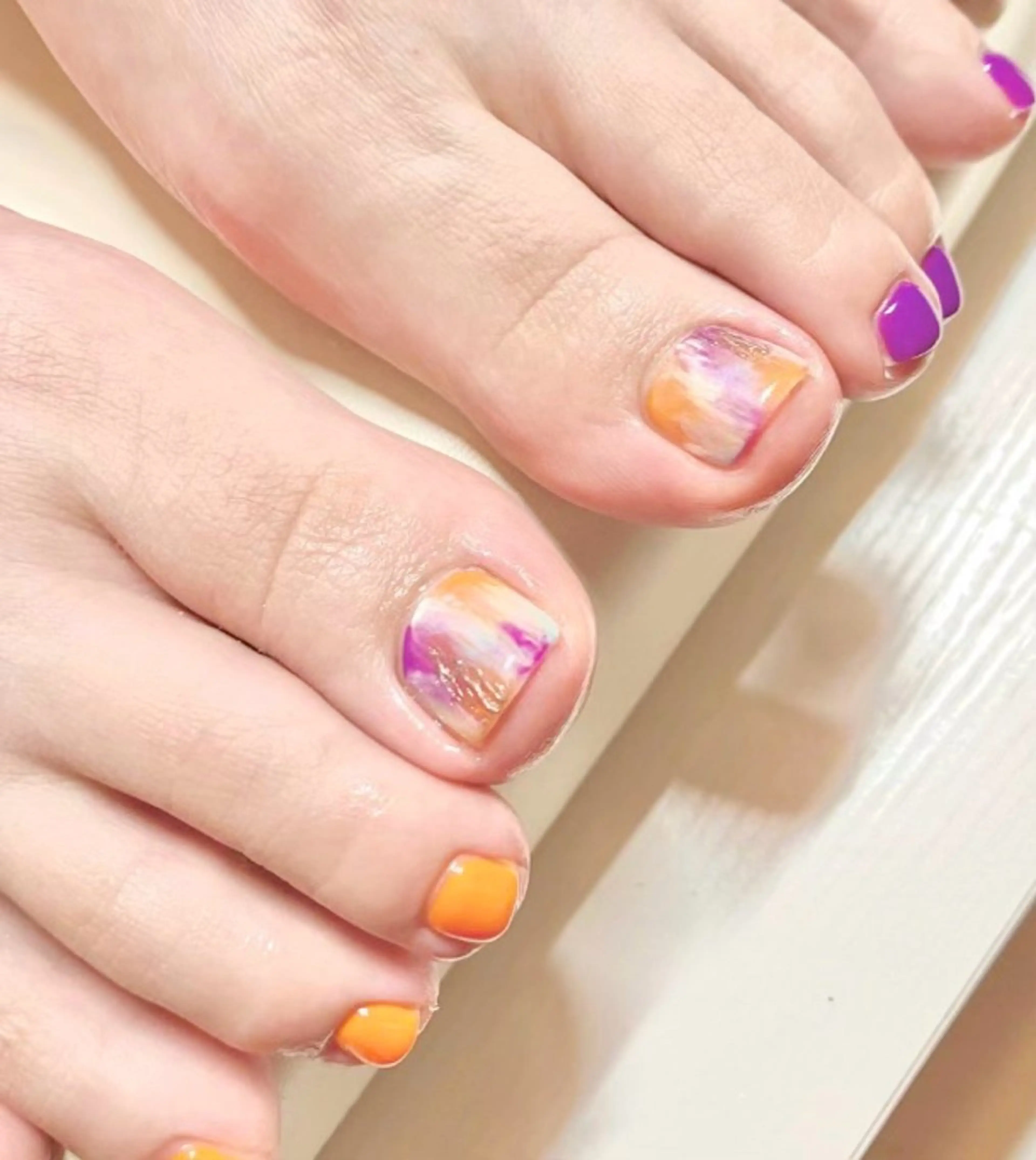 ネイル アートネイル フットネイル 持ち込み フットネイル rii nail所属・まつ毛&ネイル rikoのマツエク・マツパデザイン