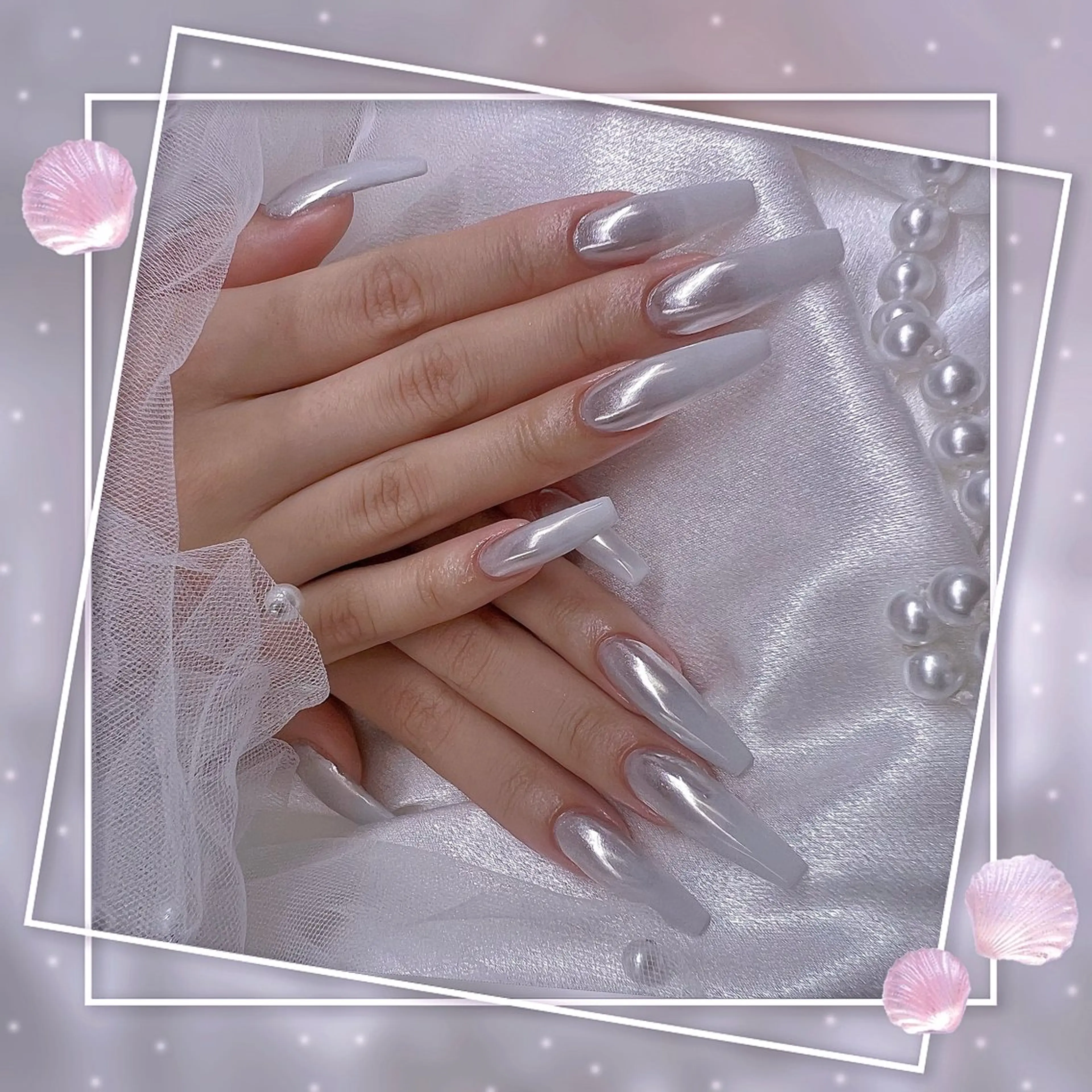 ネイル チークネイル フレンチネイル グラデーション マグネットネイル マグネットフレンチ Chill Nailsalonのネイルデザイン