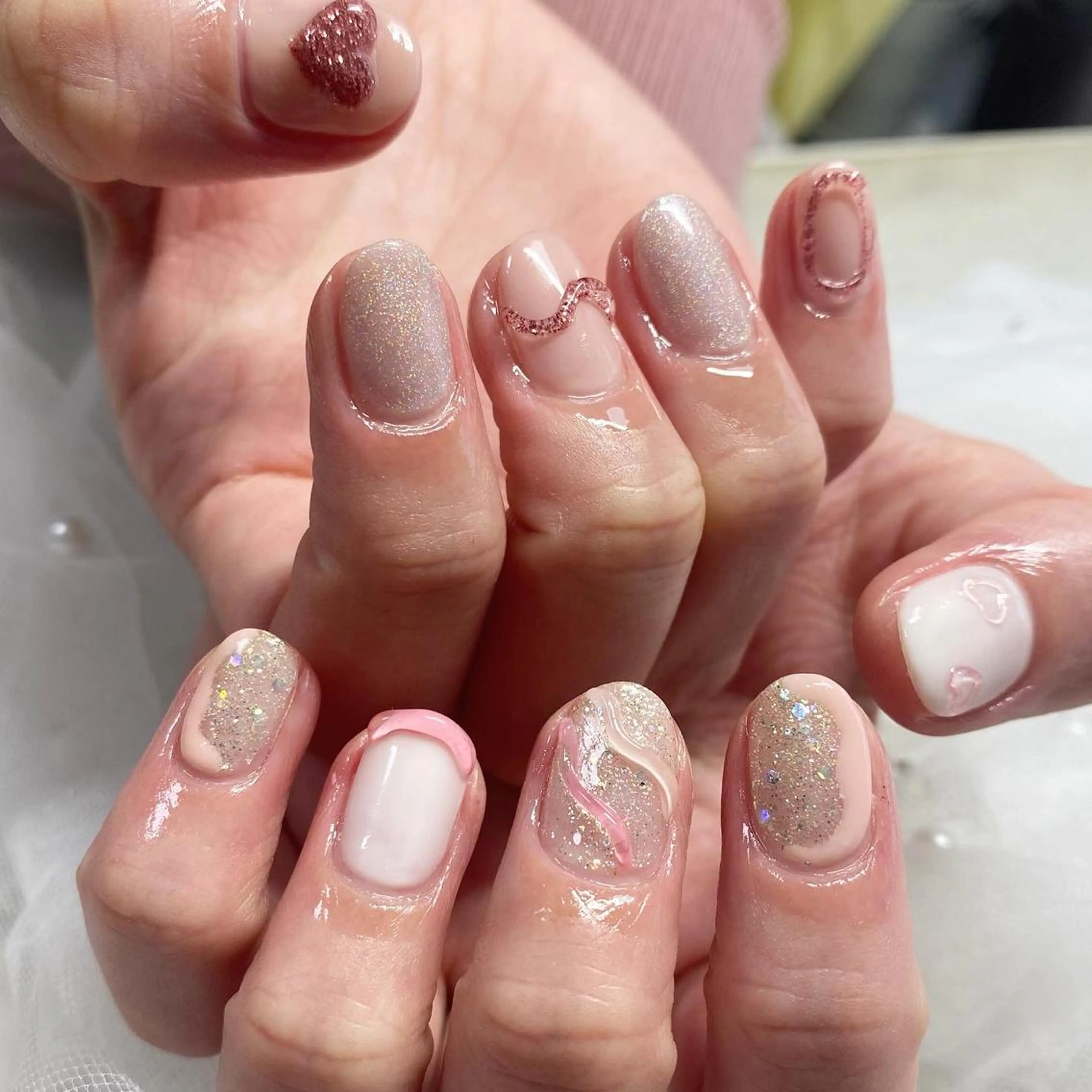 ネイル I pinknail 韓国風·持ち込み専門のネイルデザイン