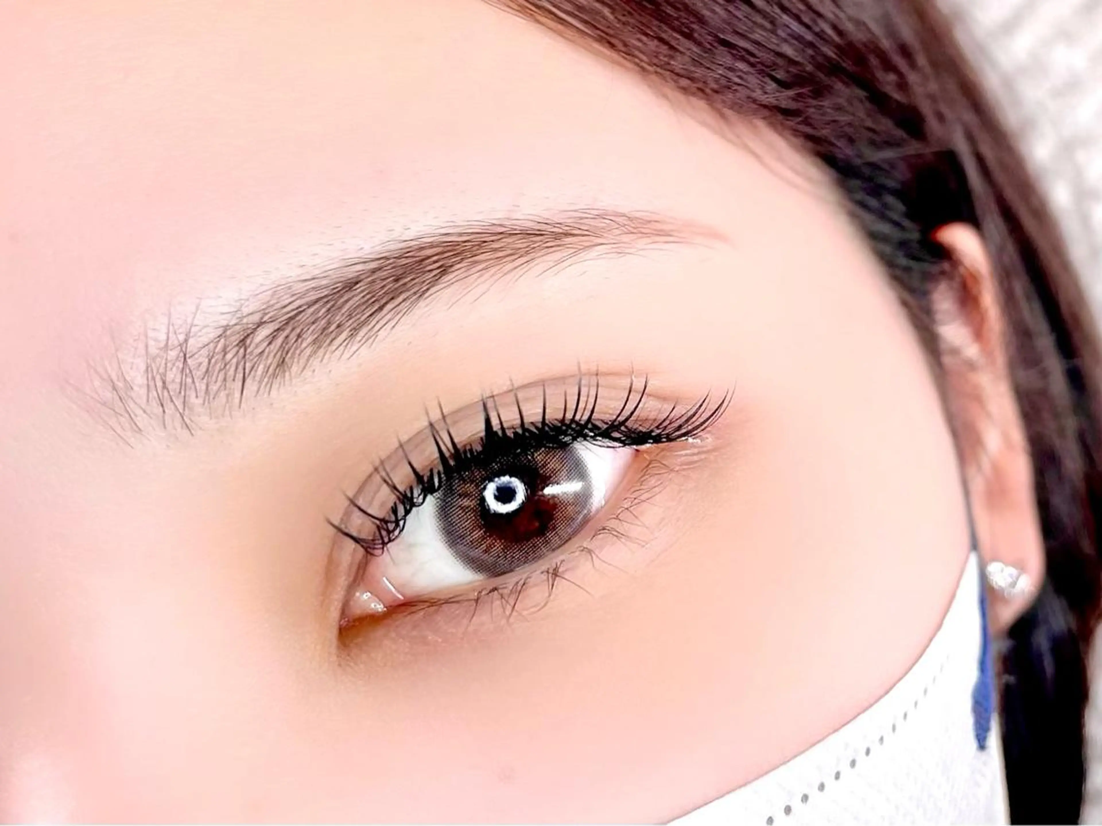 フラットラッシュ120本🌿オフ・美容液コーティング込みの写真