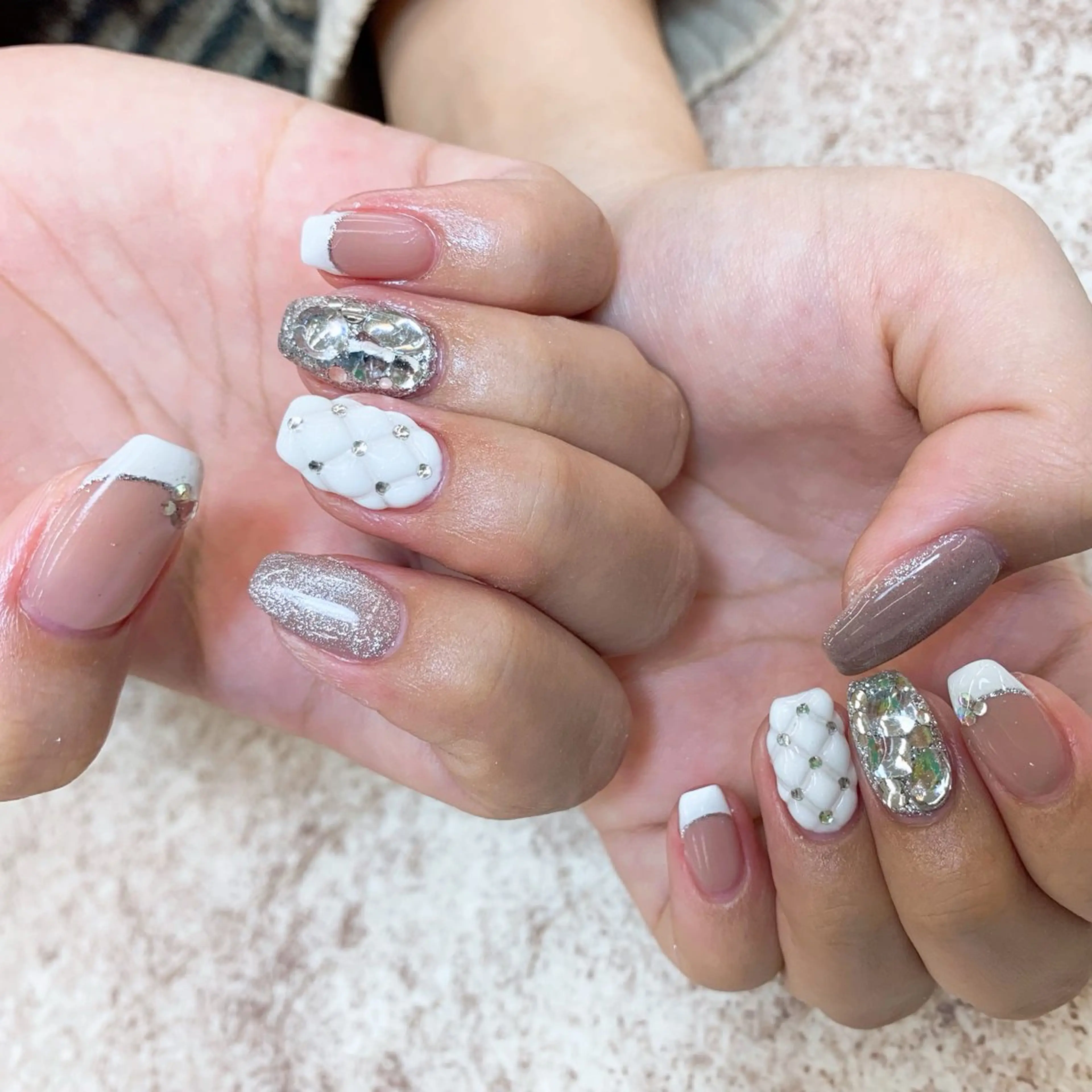 ネイル ⭐︎休業中の練習⭐︎ JNA認定講師髙橋のネイルデザイン