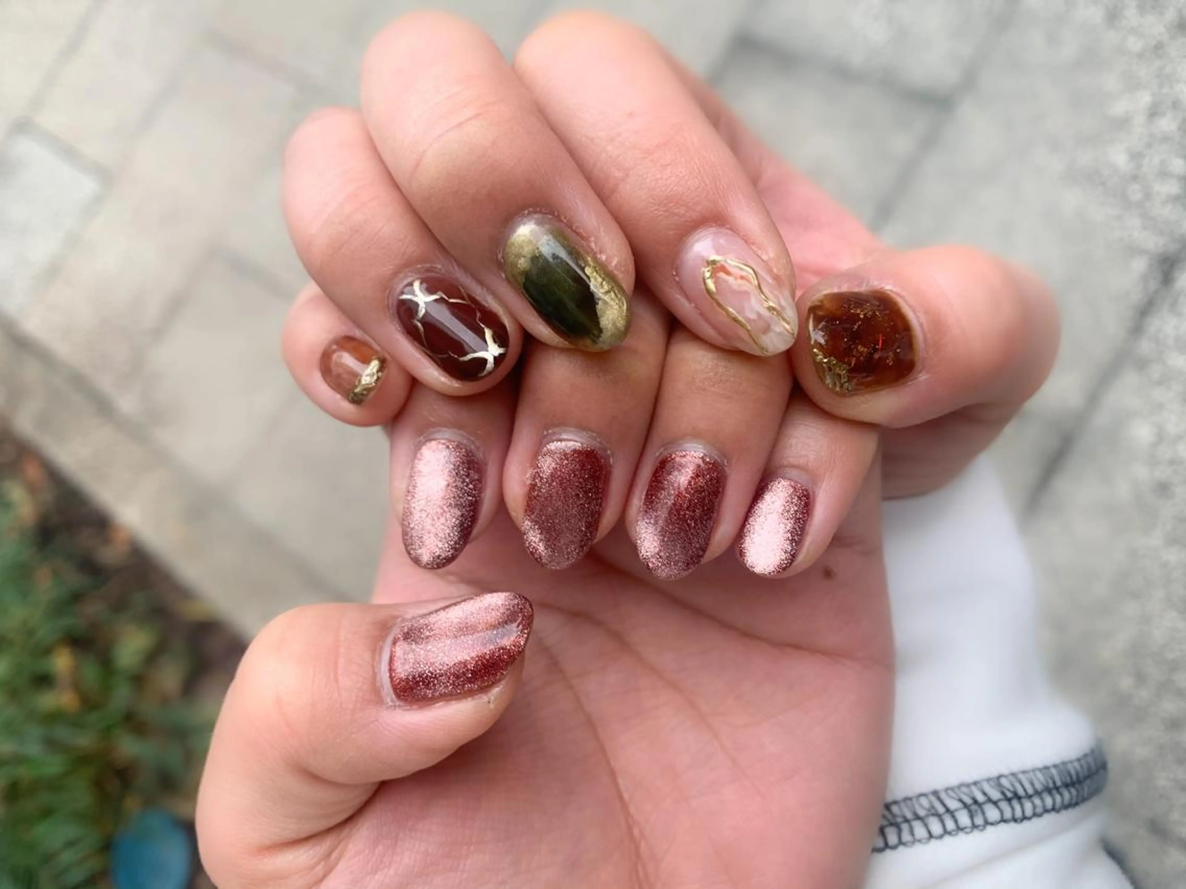 ネイル マグネットネイル nail＊ runa🌻のネイルデザイン