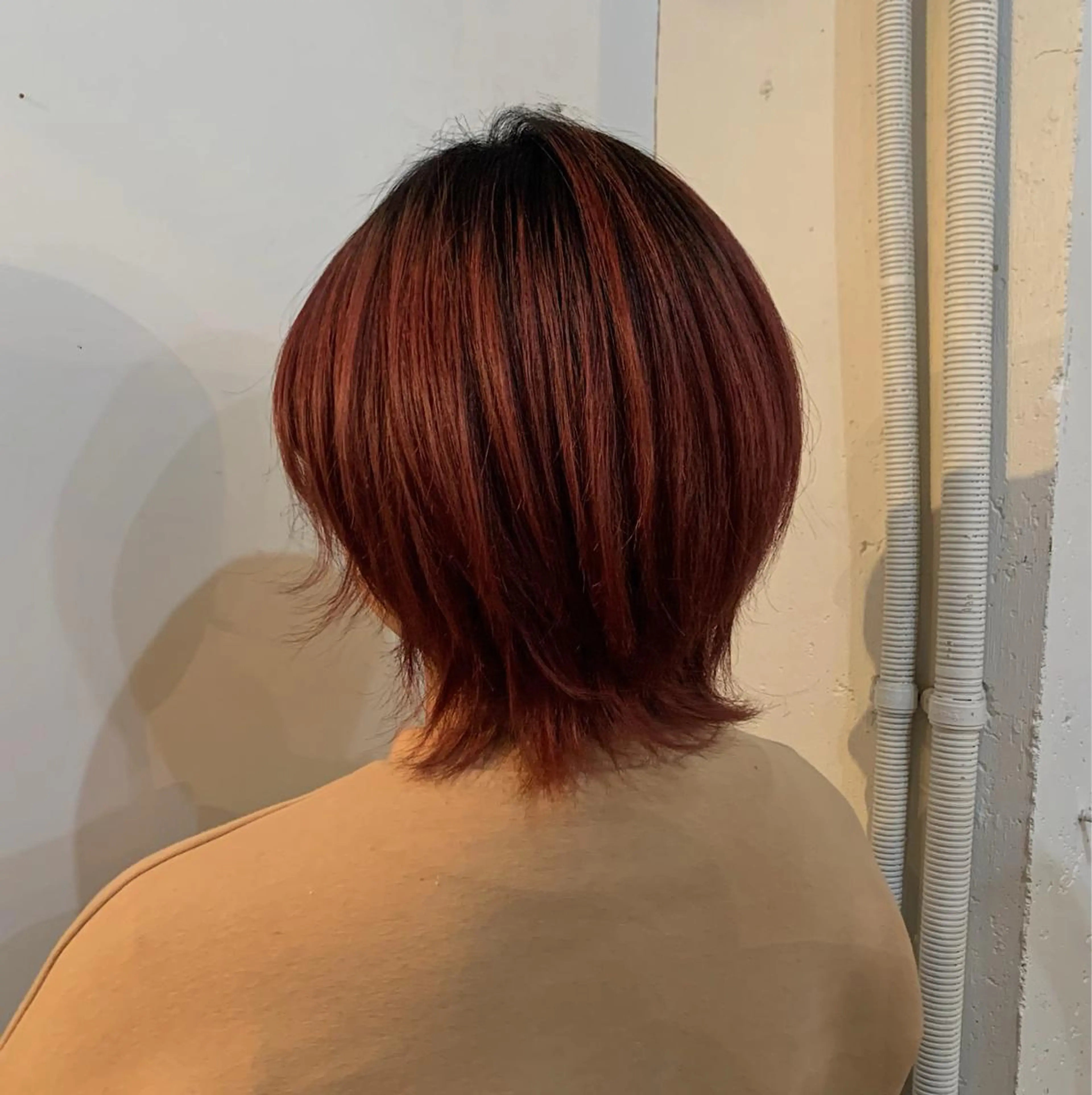 ショート カラー パーマ ヘアアレンジ メンズ キッズ ネイル マツエク・マツパ メンズブリーチ ブリーチ sumina すみなのヘアスタイル