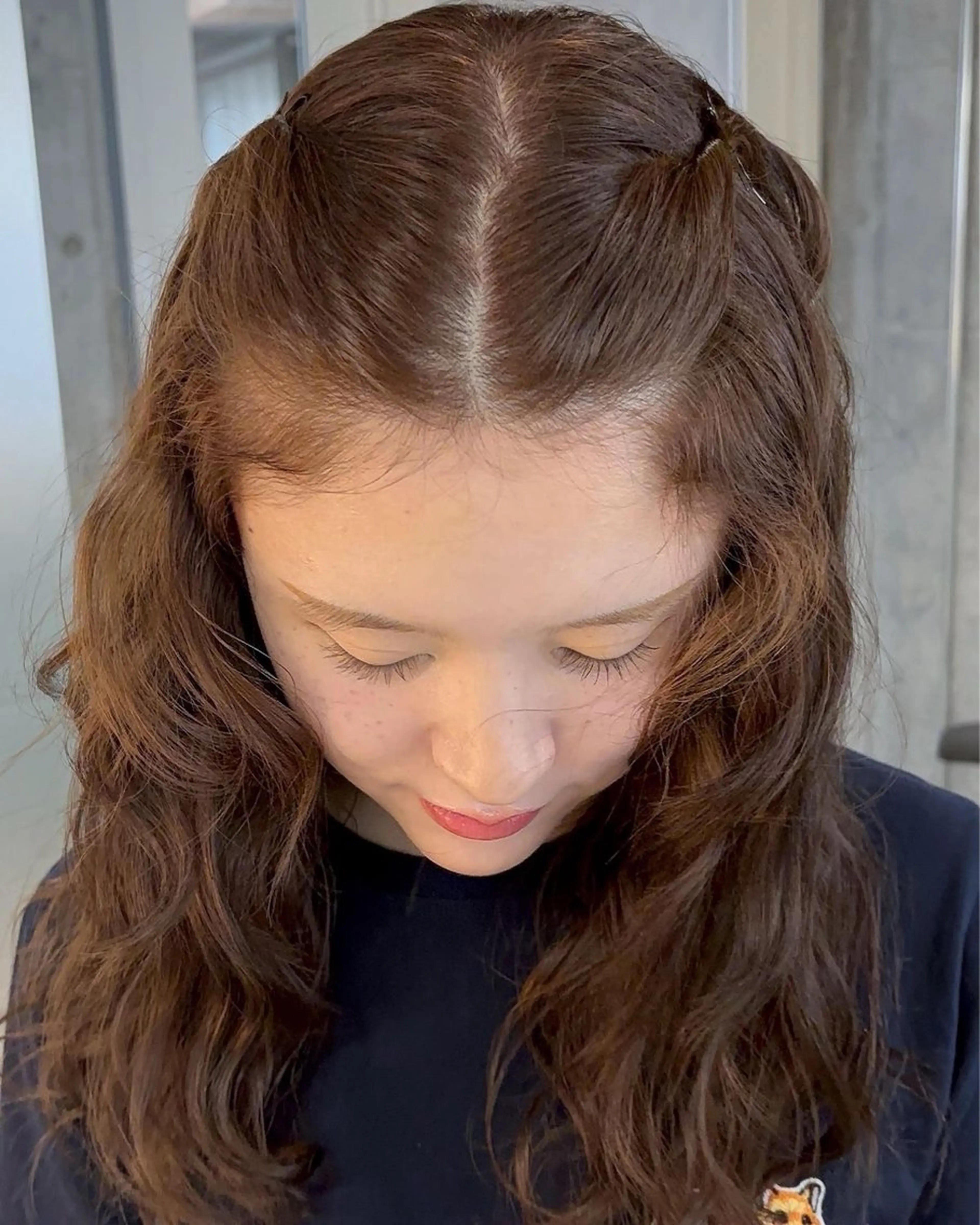 セミロング カラー ベージュカラー ブラウンカラー ヘアカラー ユナ ボブカット /ベージュのヘアスタイル