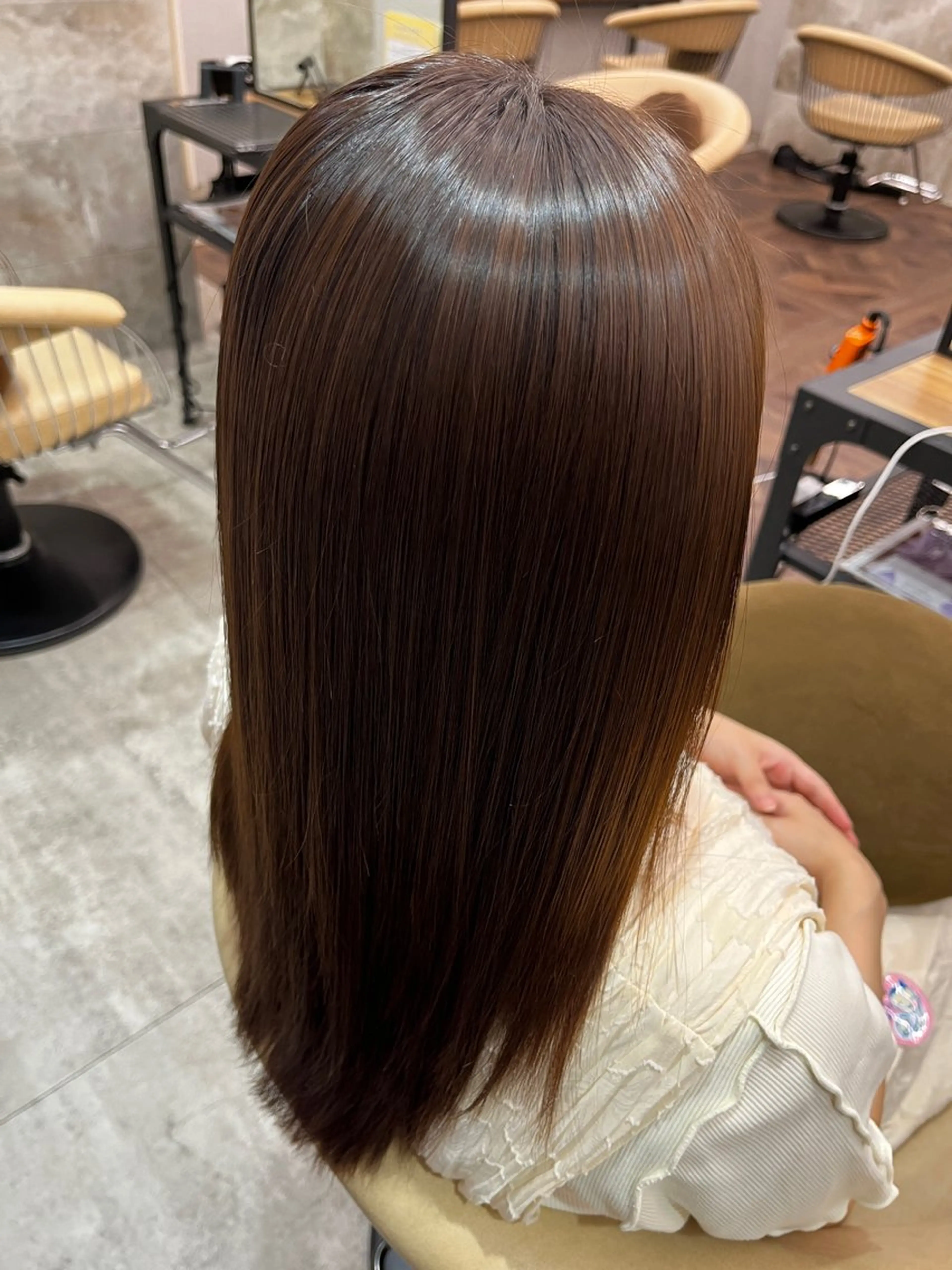 ロング 縮毛矯正特化/堀川 音芭のヘアスタイル