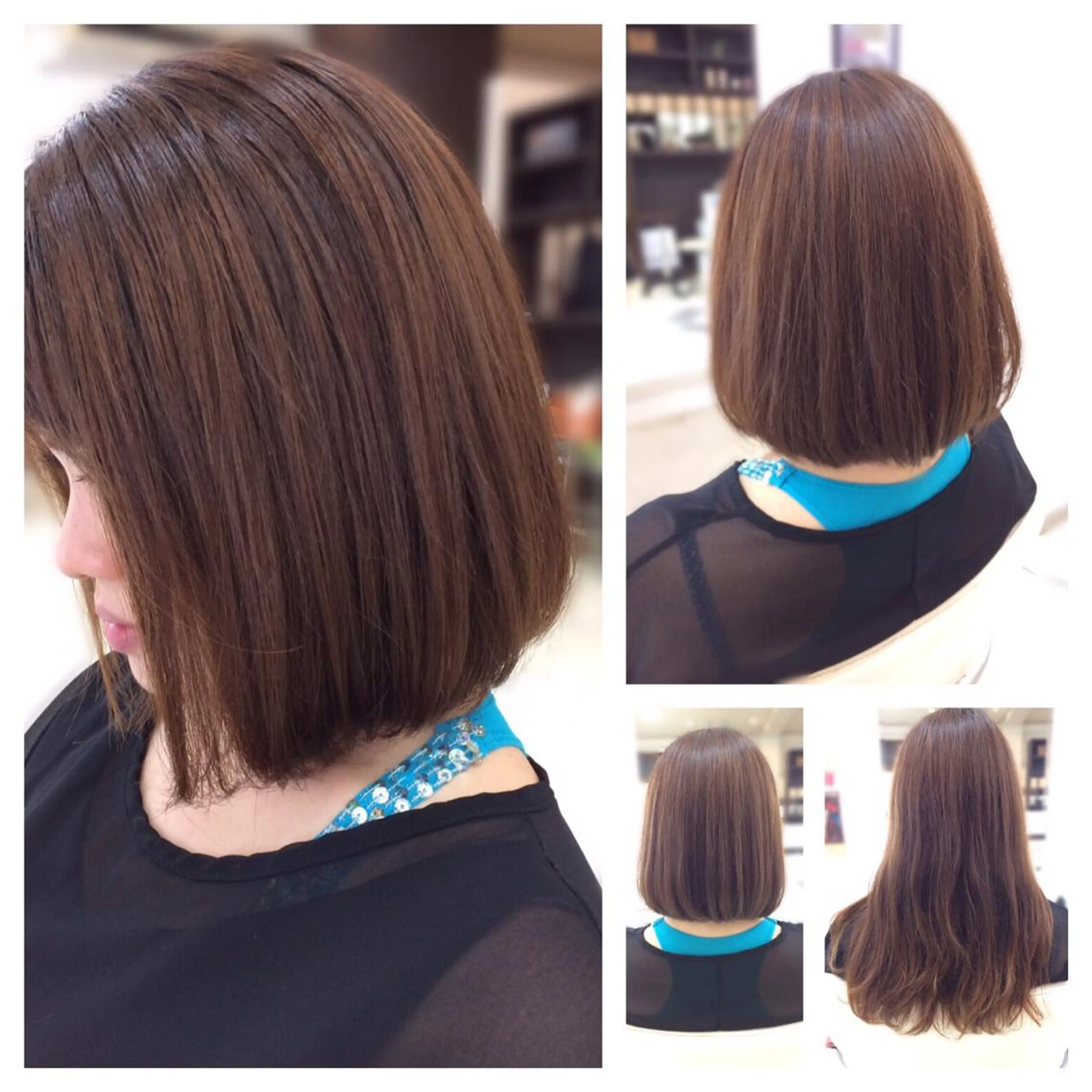 ミディアム ボブ いけだ ゆうのヘアスタイル