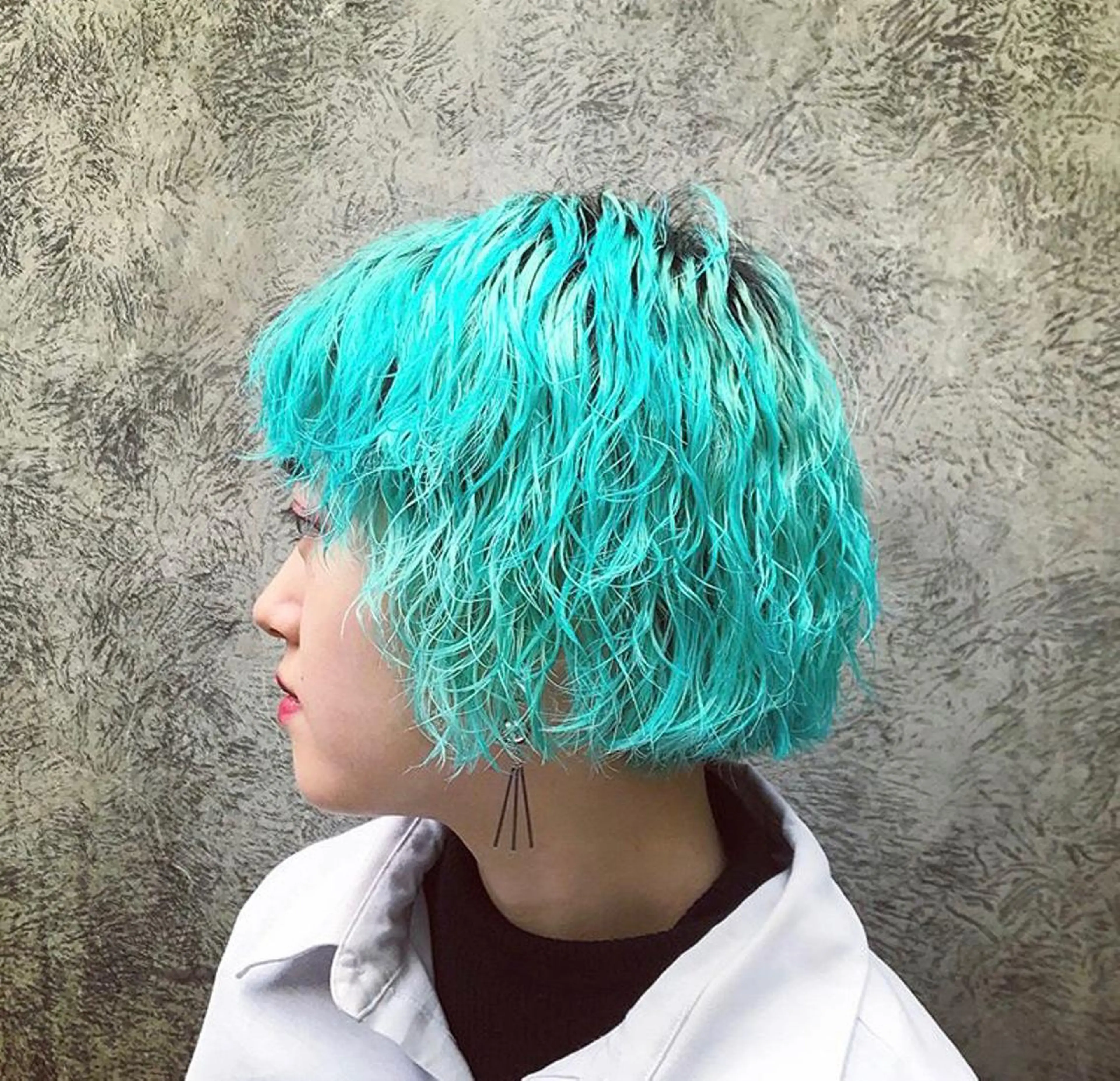 ショート パーマ 大石 さやかのヘアスタイル