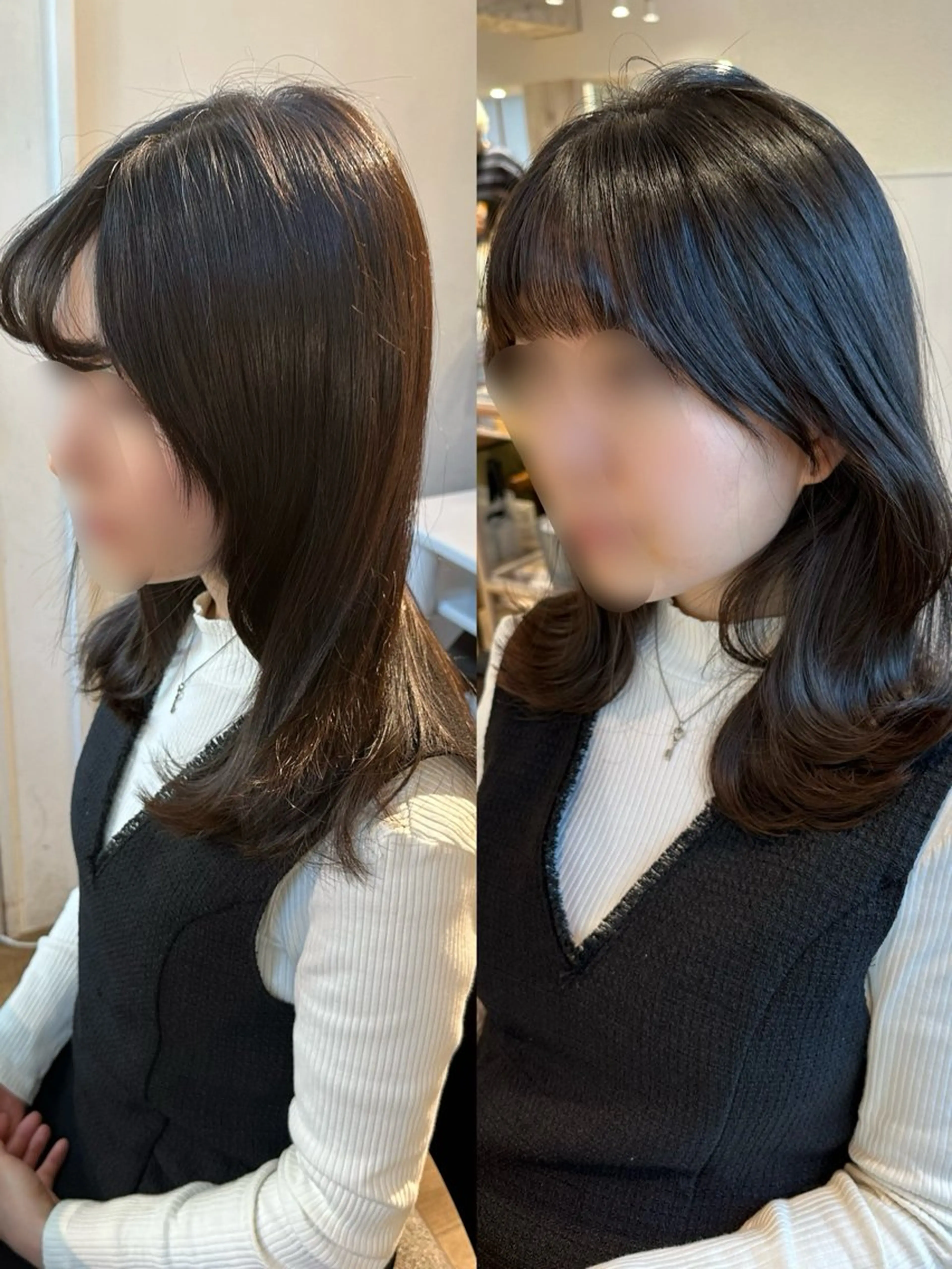 セミロング カット ヘアカラー トリートメント 市原 大翼のヘアスタイル