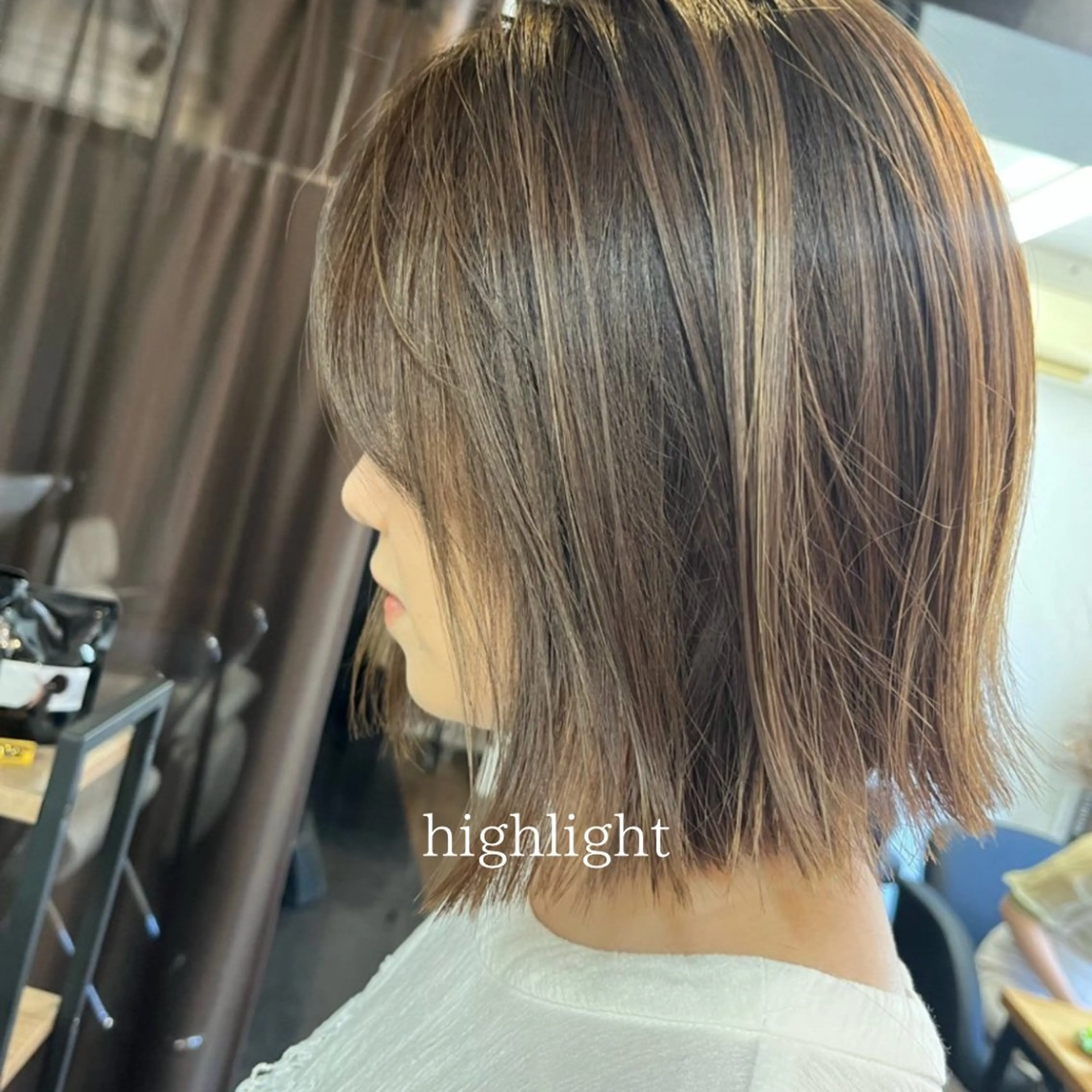 ショート カット ヘアカラー トリートメント 透明感カラー／髪質 改善 YUKAのヘアスタイル