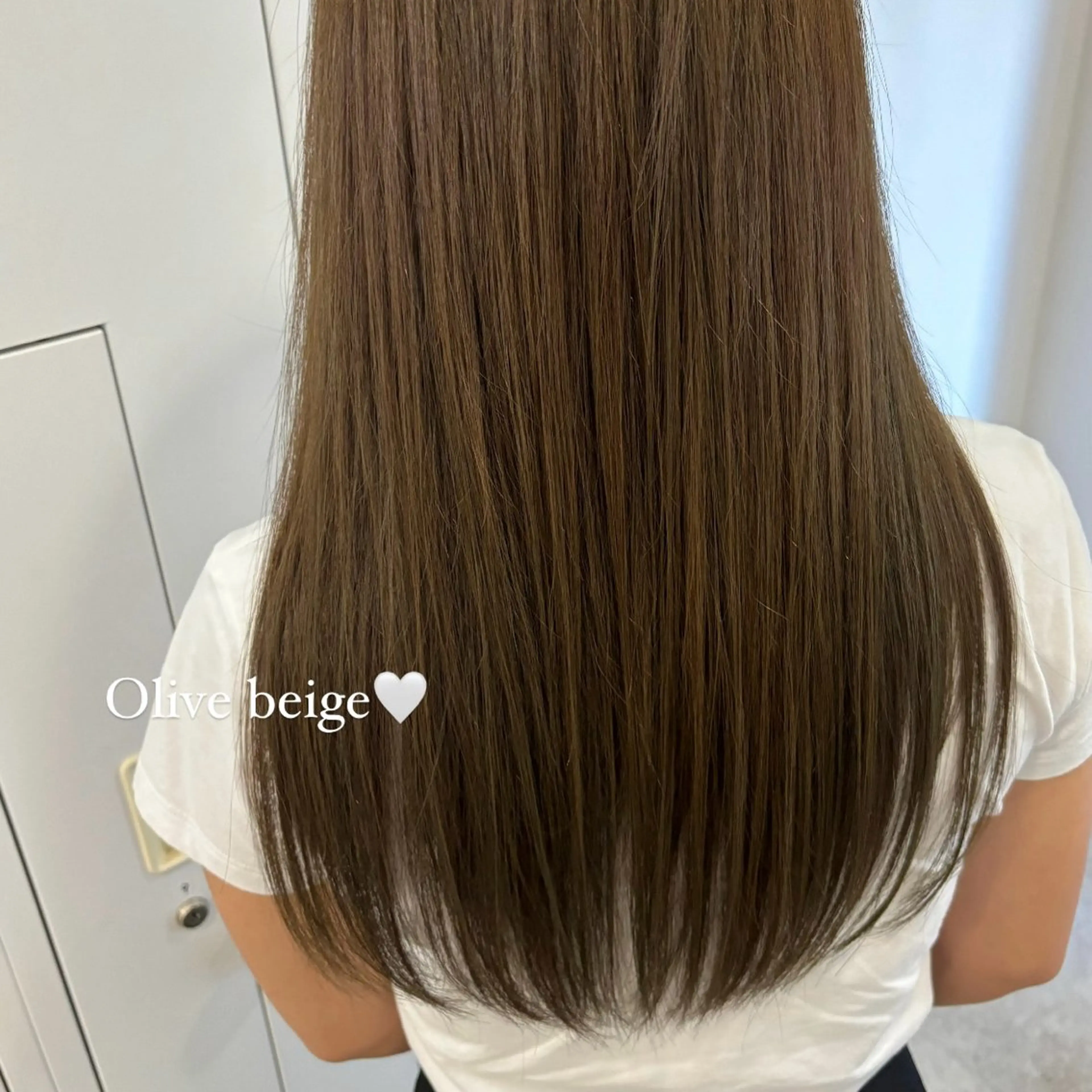 セミロング カラー ベージュカラー ブリーチ ケアカラー 透明感カラー ダブルカラー ヘアカラー トリートメント 名駅/sHiHo/透 明感カラー✨🎀/のヘアスタイル