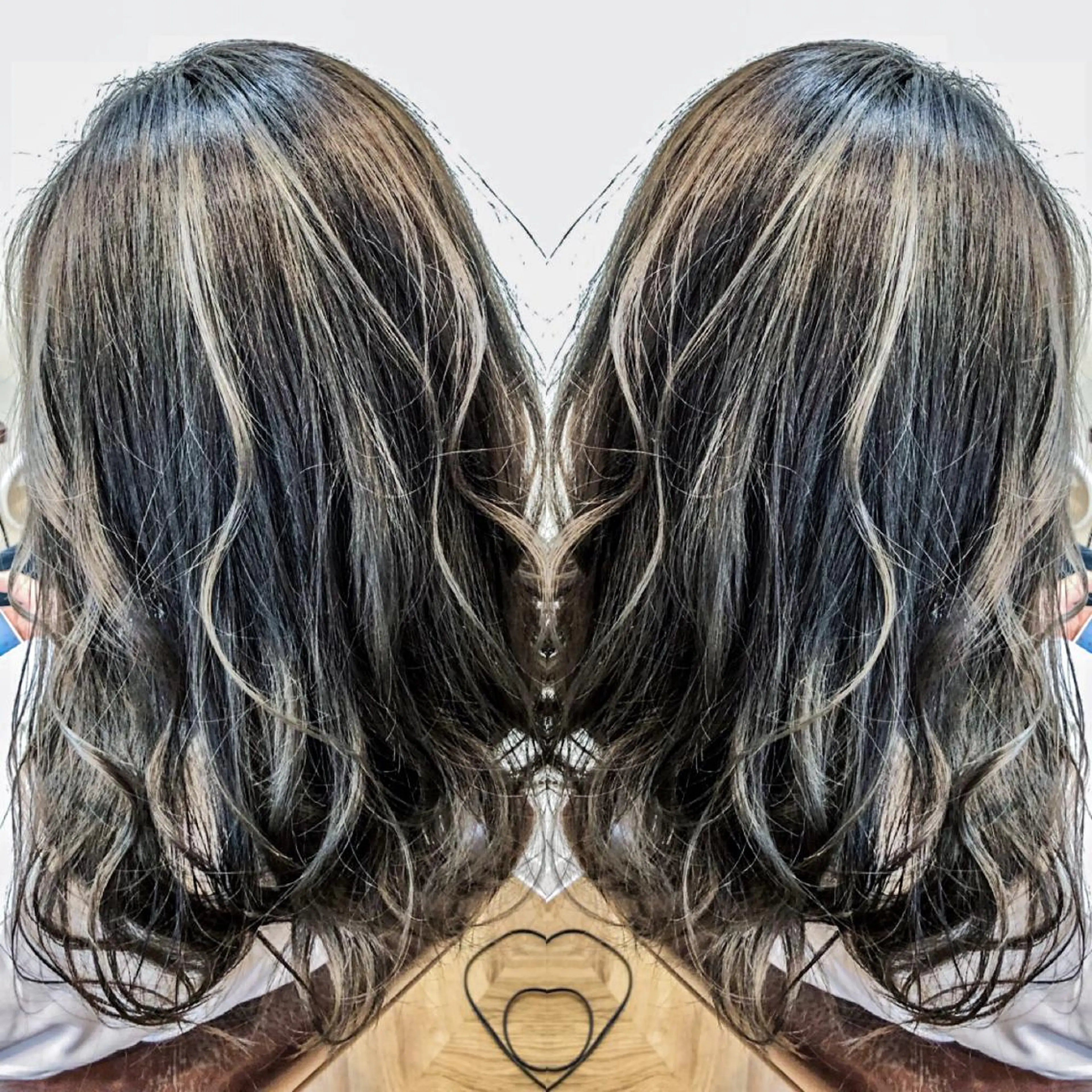 ロング ハイライト 🌼おがわたくや🌼 髪質改善のヘアスタイル