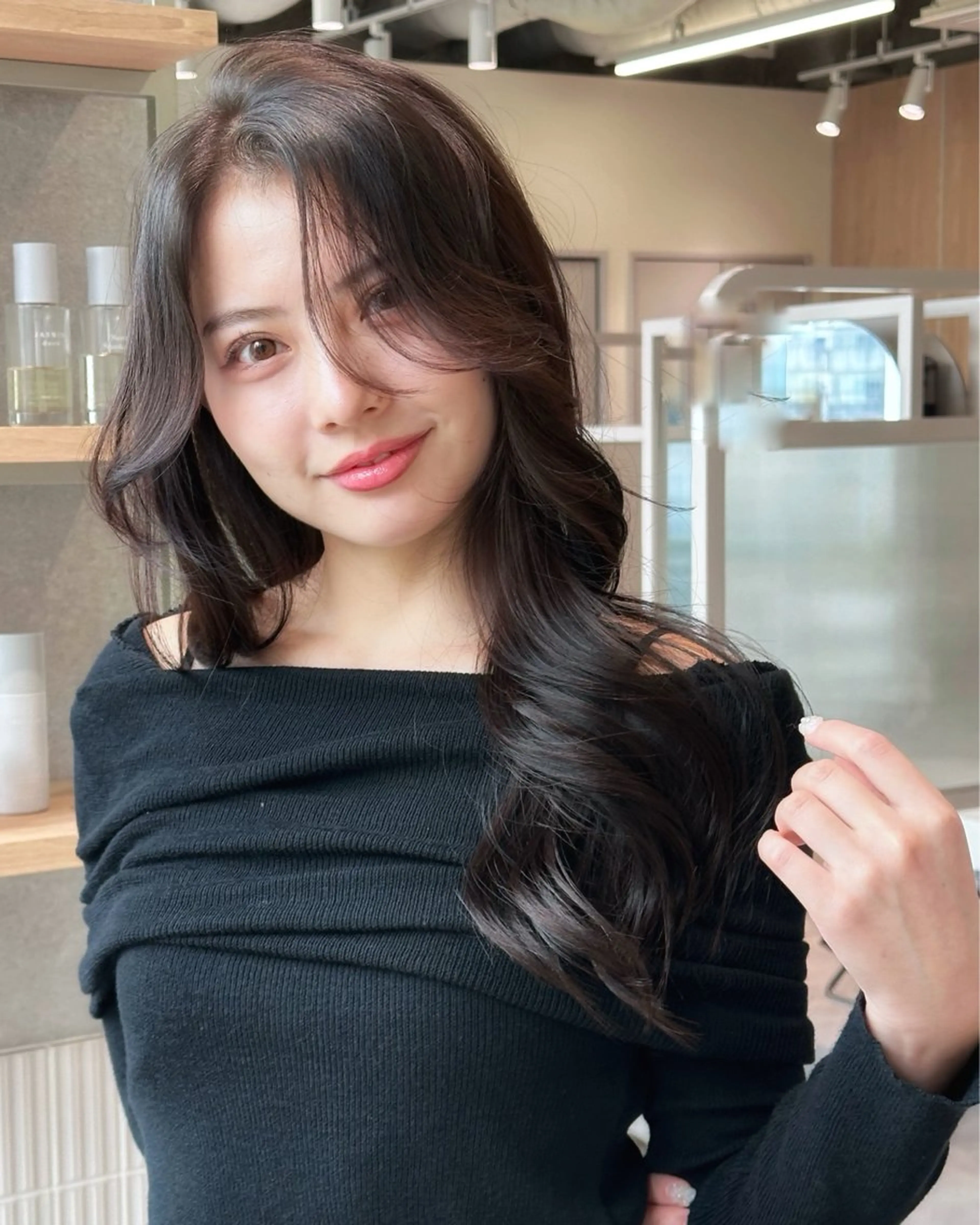 ロング カラー カット ヘアカラー 貴方以上に貴方の髪を 想う🌕野口昴夢のヘアスタイル