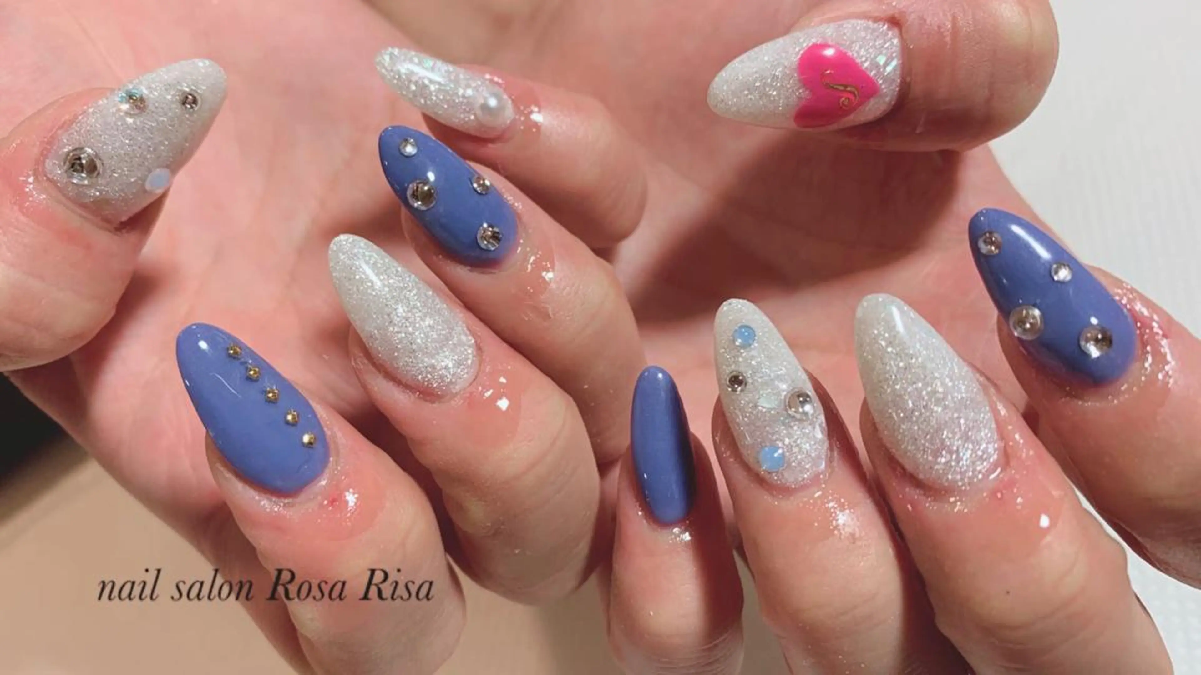 ロング ネイル ネイルスタジオ シェイクユアハンズのネイルデザイン