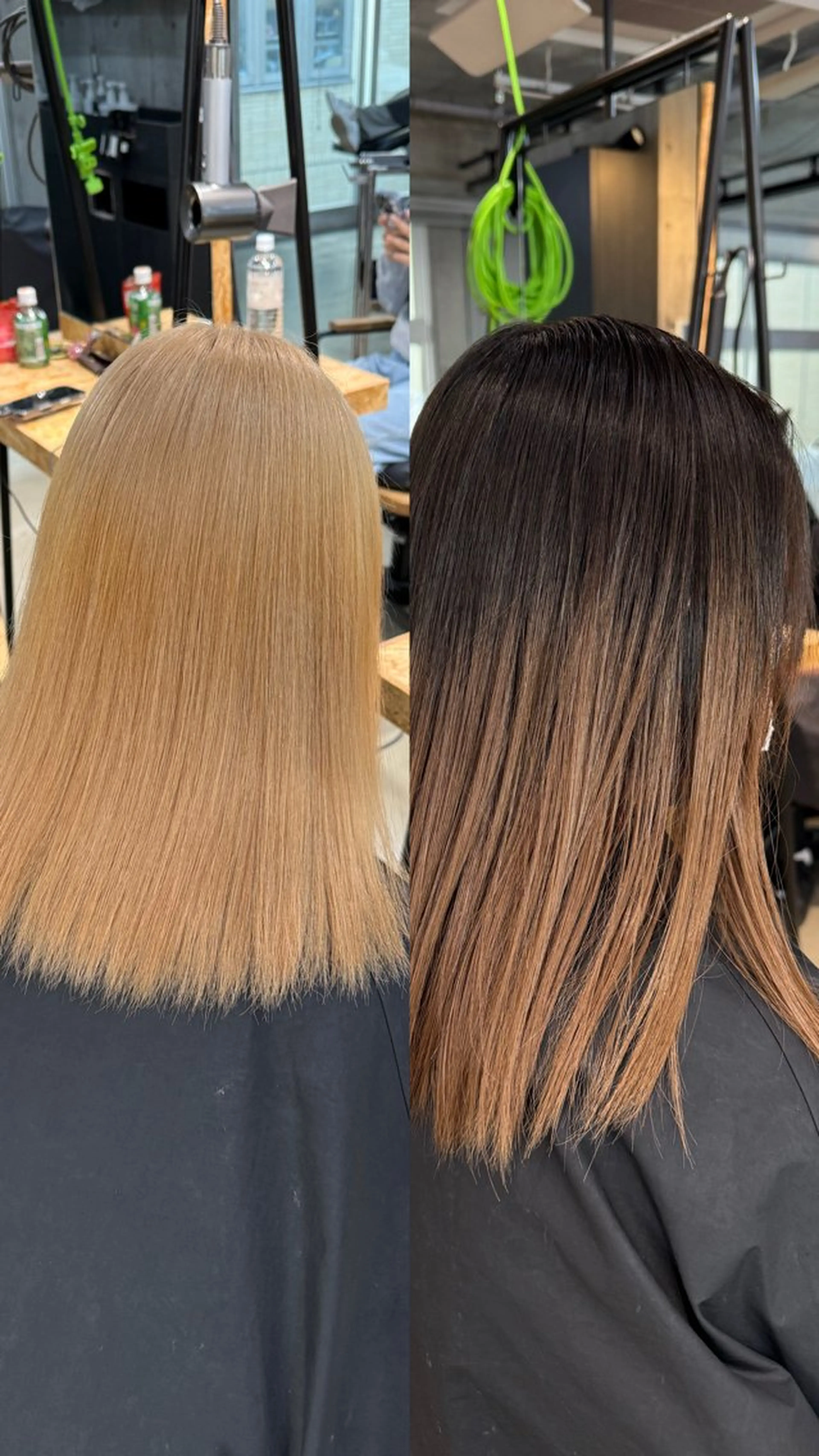 セミロング カラー ブロンド ピンクカラー ヘアカラー 【🥀履歴修正🥀】 ハイトーン職人/拓真のヘアスタイル