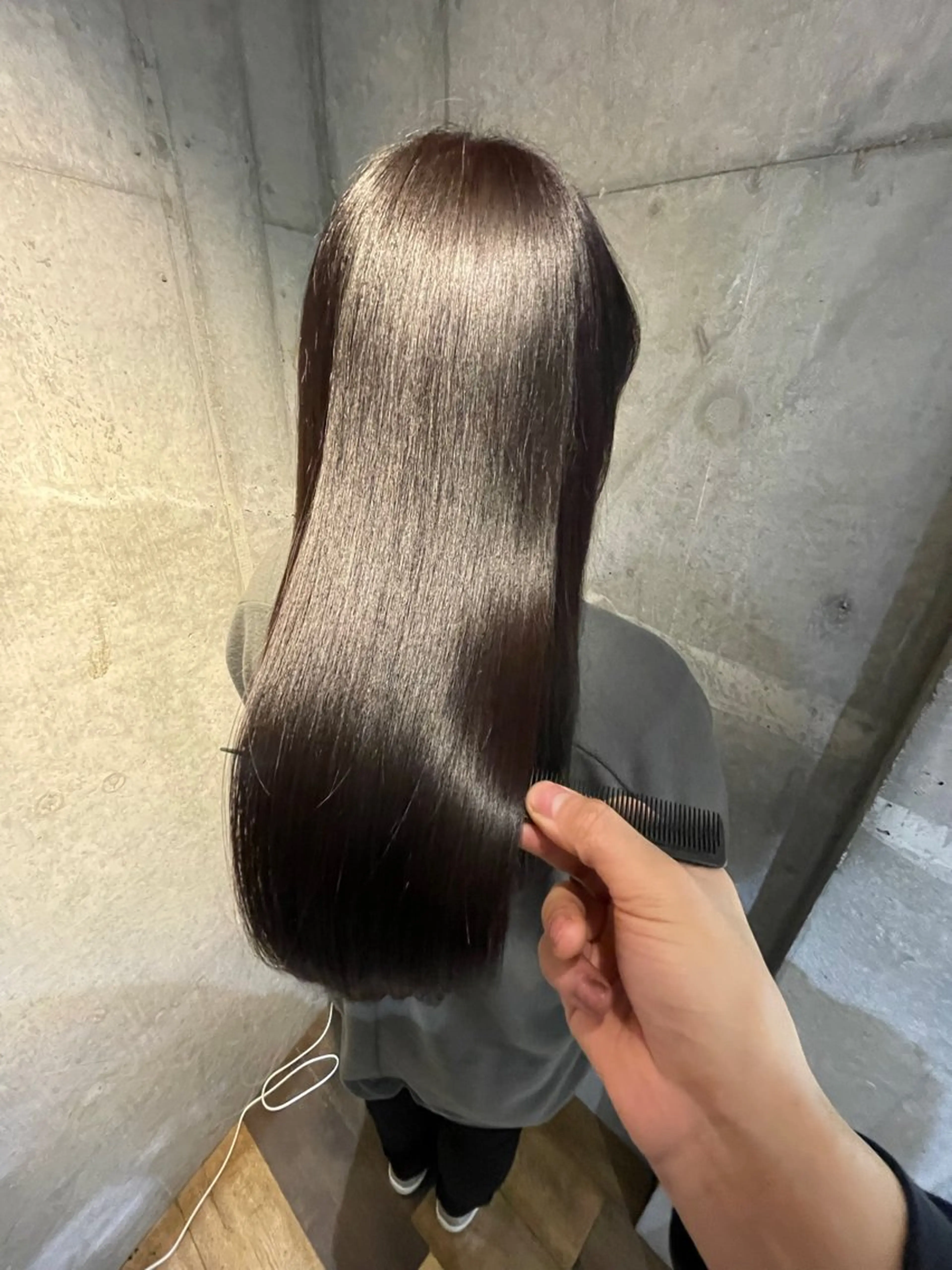 ロング Lucca Lance経堂店【ルッカランス】所属・美髪矯正/髪質改善/ 福崎航平のヘアスタイル