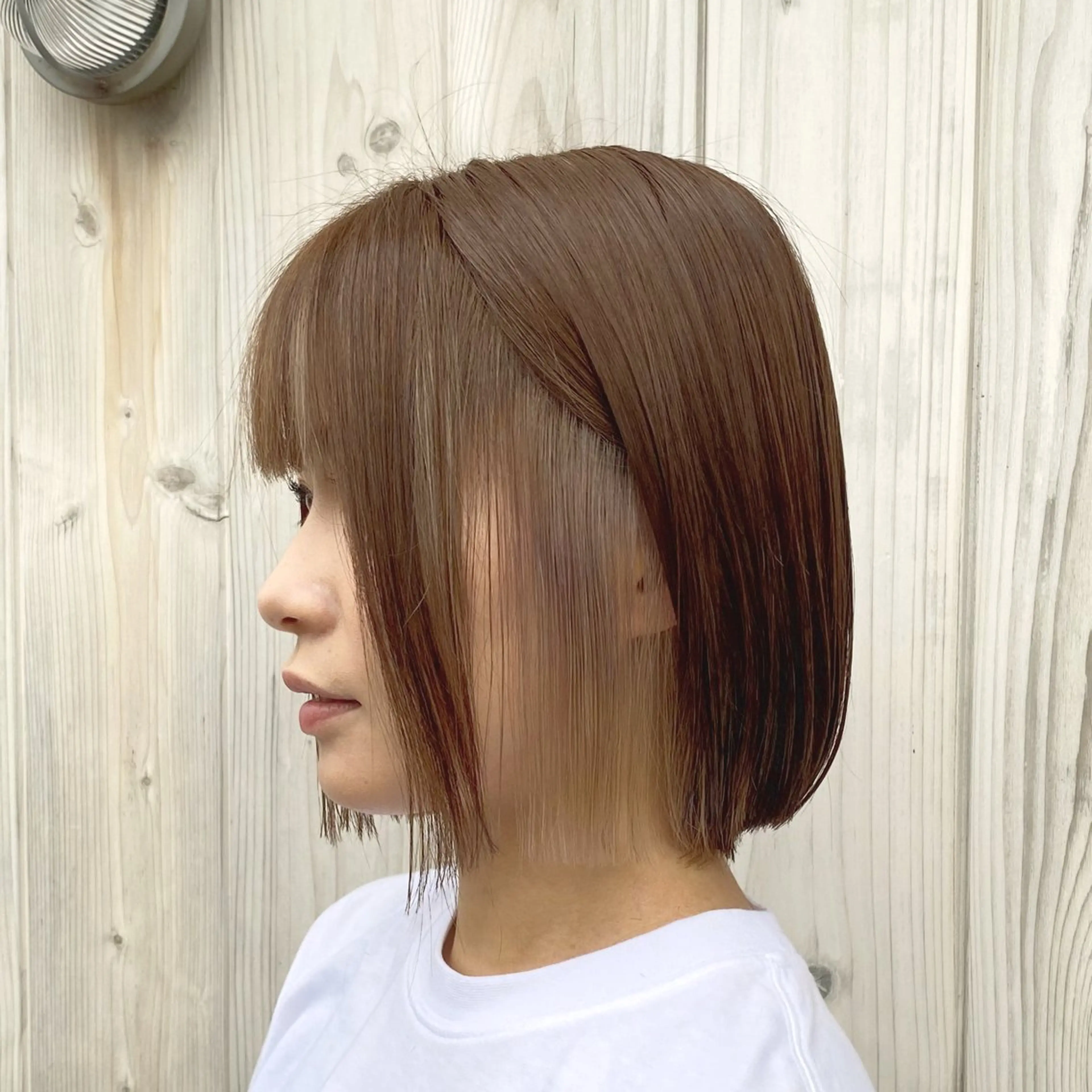 ショート カラー 山西 真琴のヘアスタイル