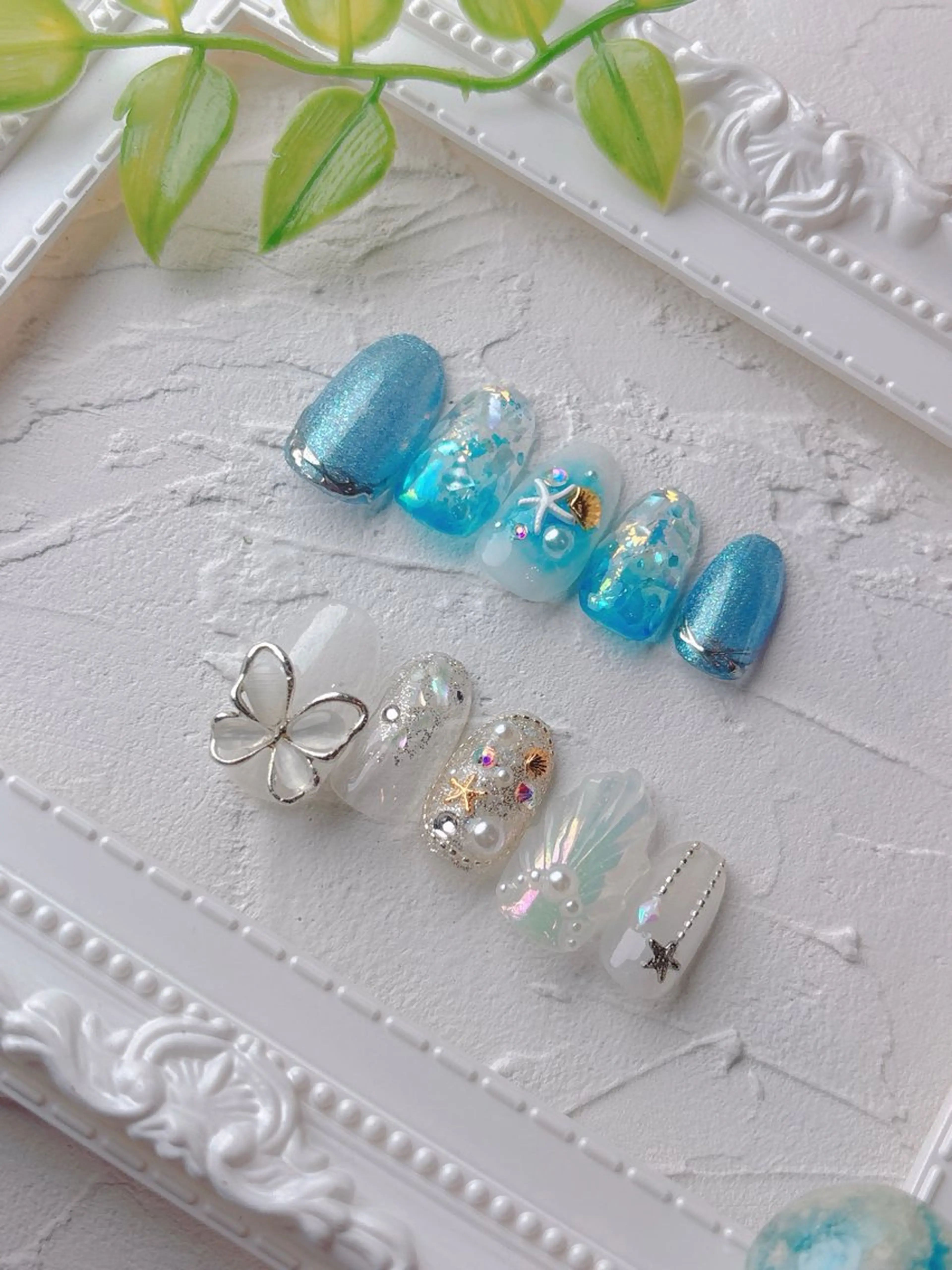 ネイル Me19🕊️‎🤍 yuriのネイルデザイン