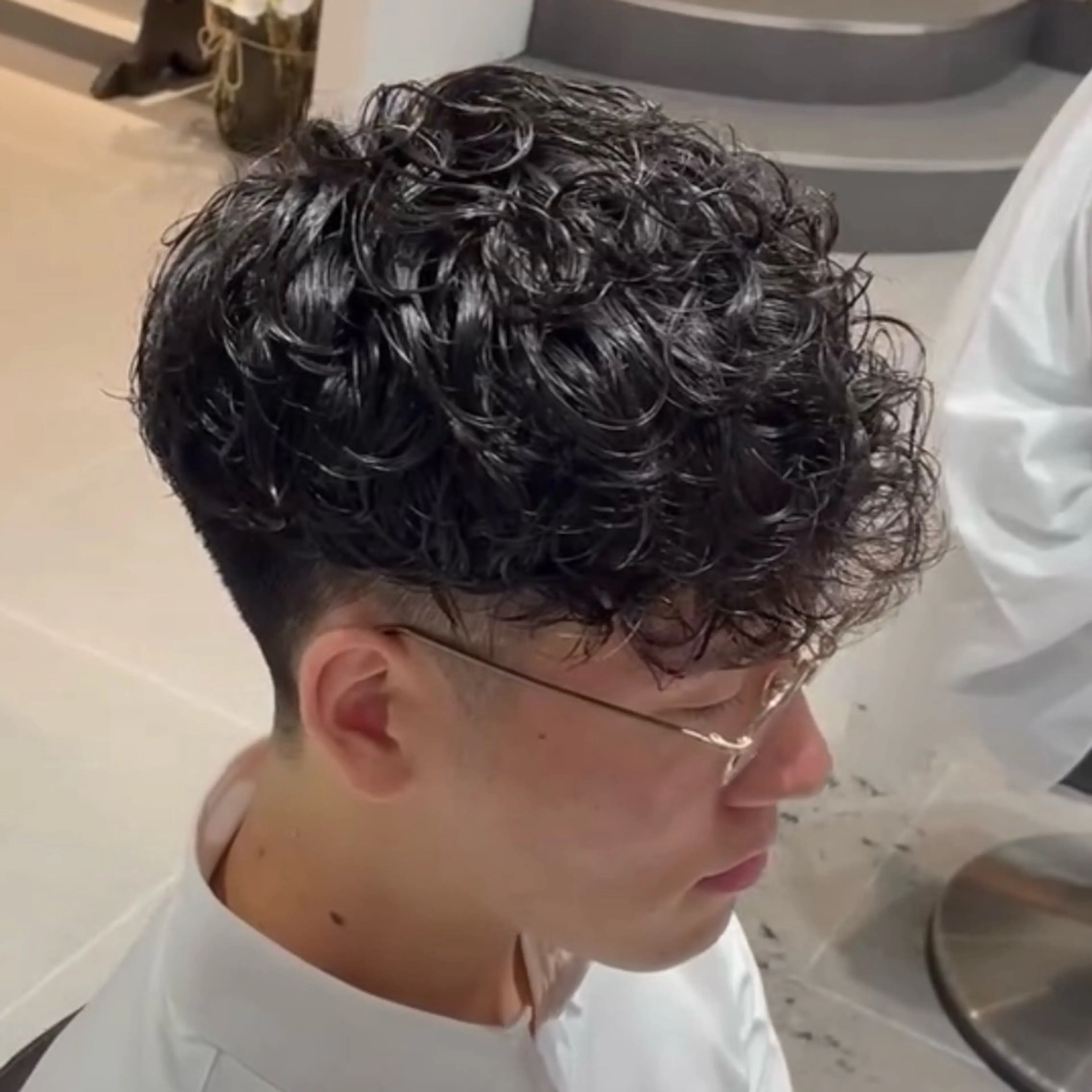 メンズ スペインカール メンズ専門/パーマ 特化/栄/北出瑞貴のヘアスタイル