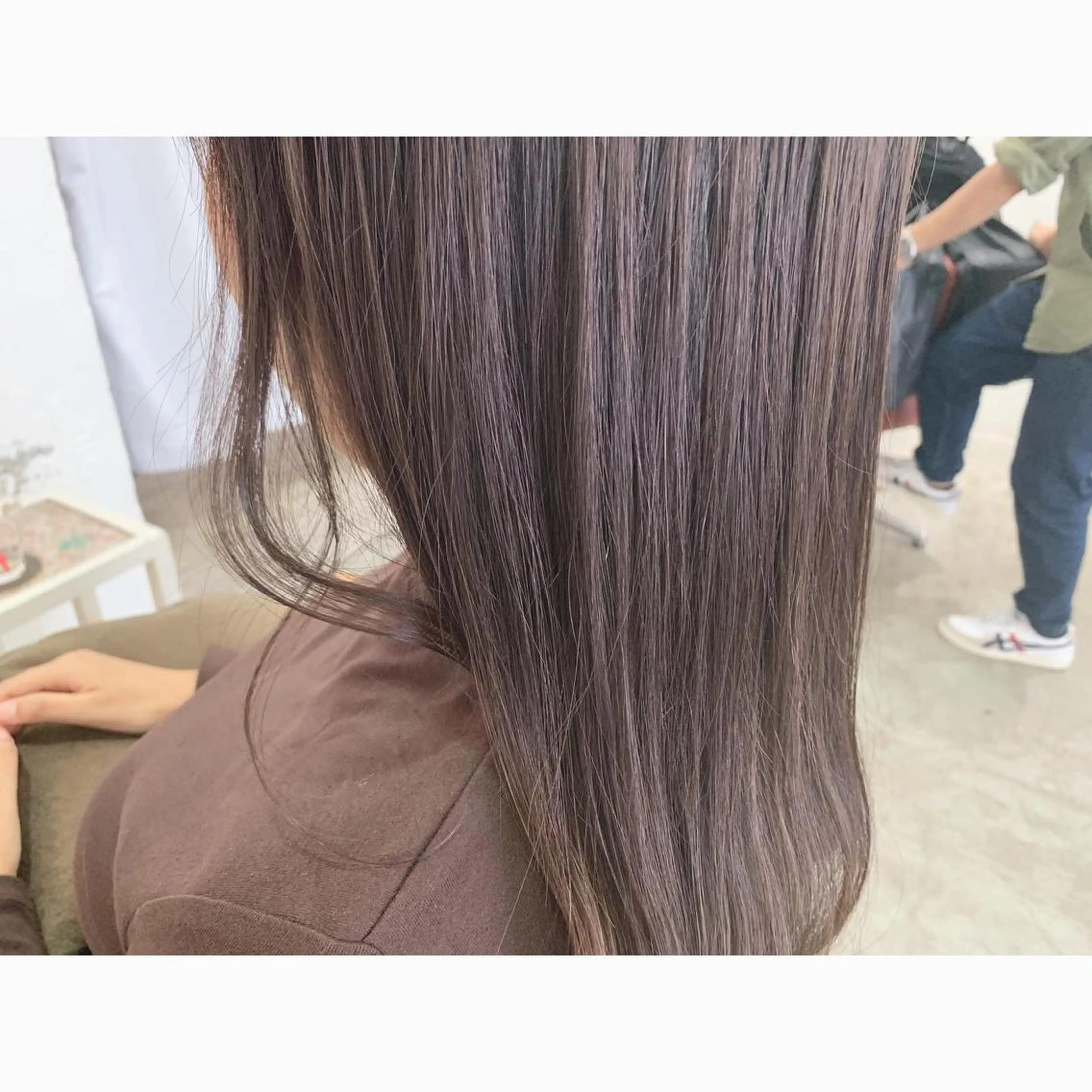 ロング カラー fio マナミのヘアスタイル