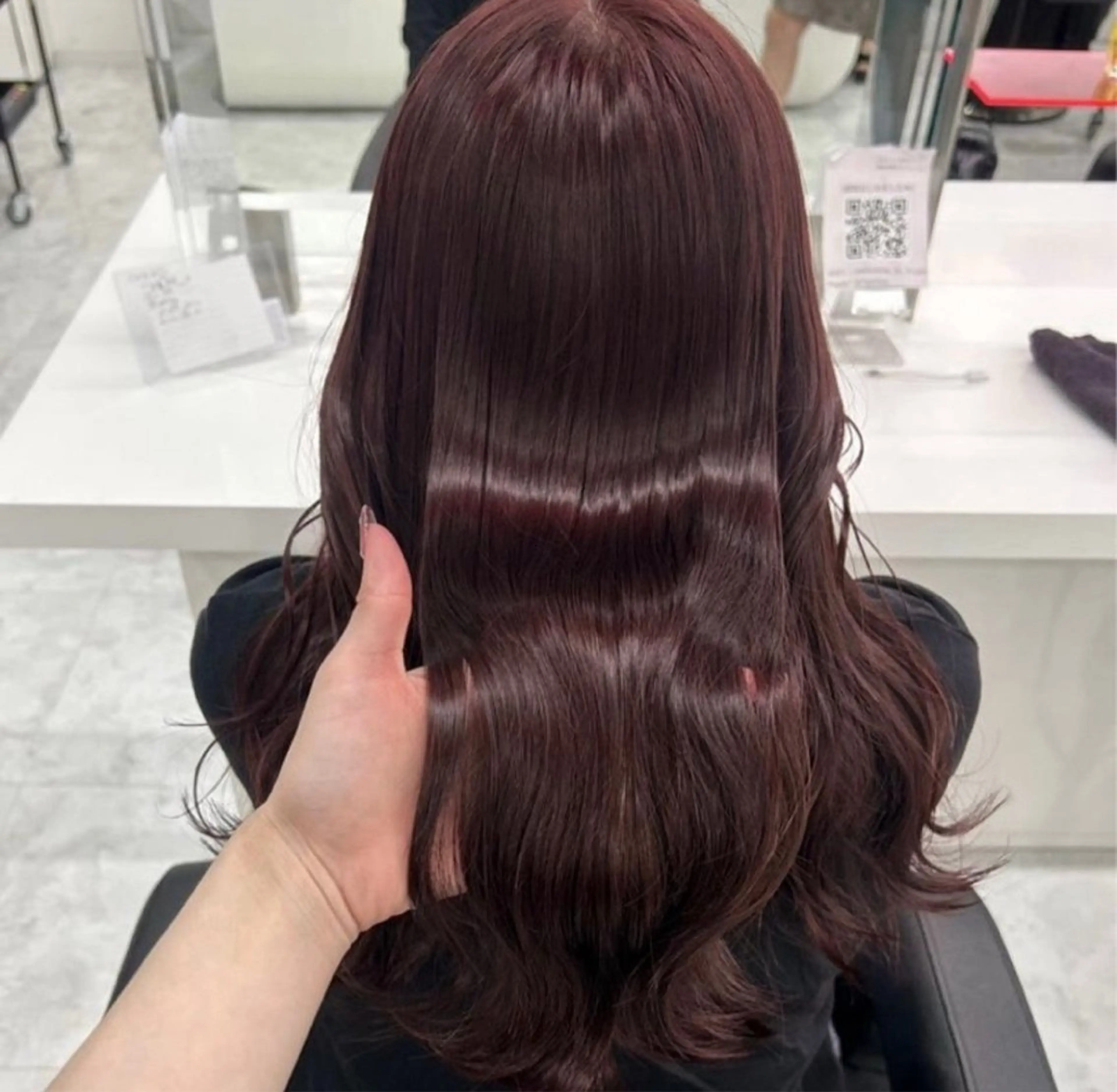 【✴︎新規限定✴︎】『ケアカラー』剤使用特別カラー➕韓国トレンドカット➕トリートメント💗の写真