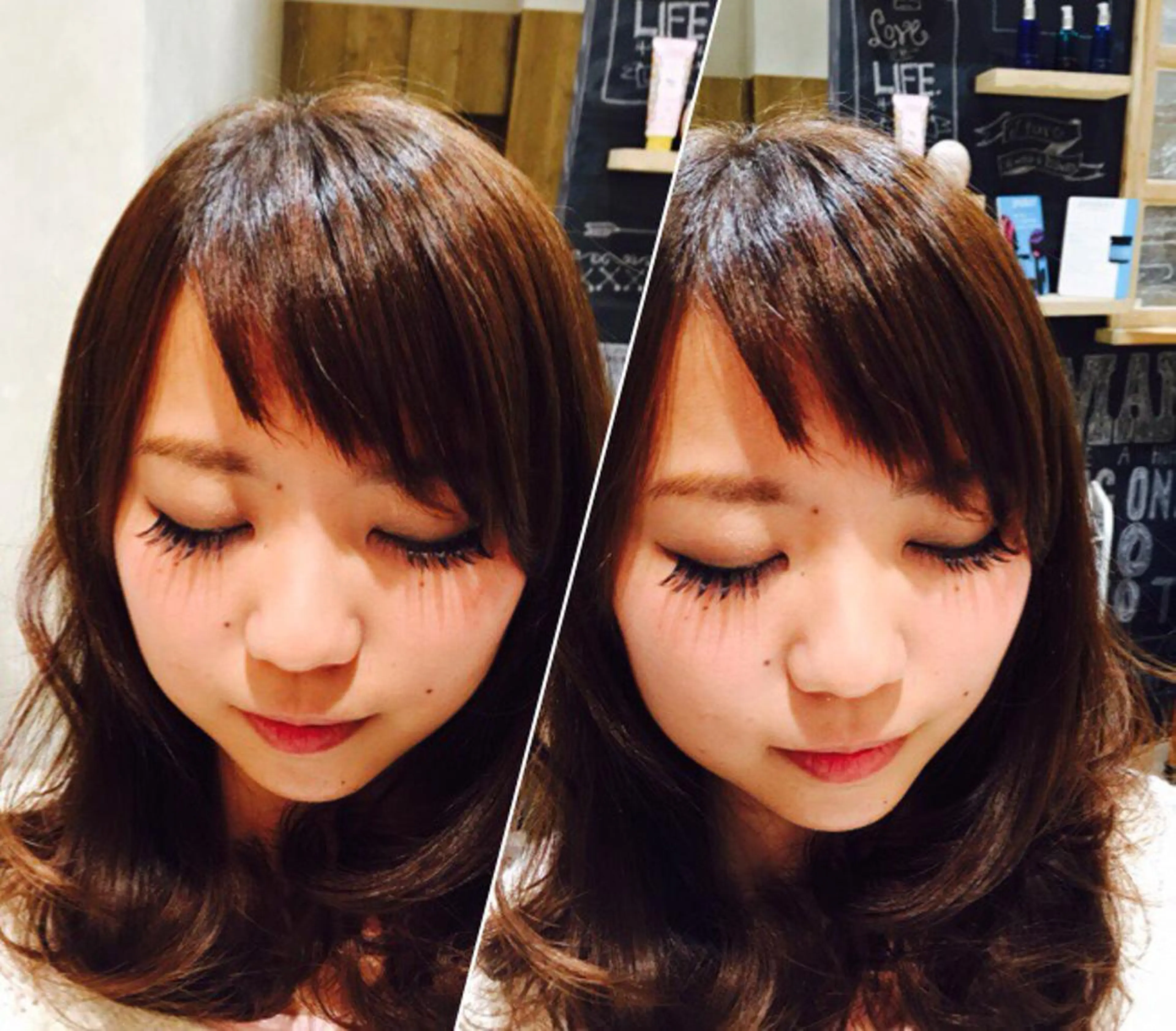 ミディアム 斜めバング メンズ指名多数!! SiLO 田島のヘアスタイル