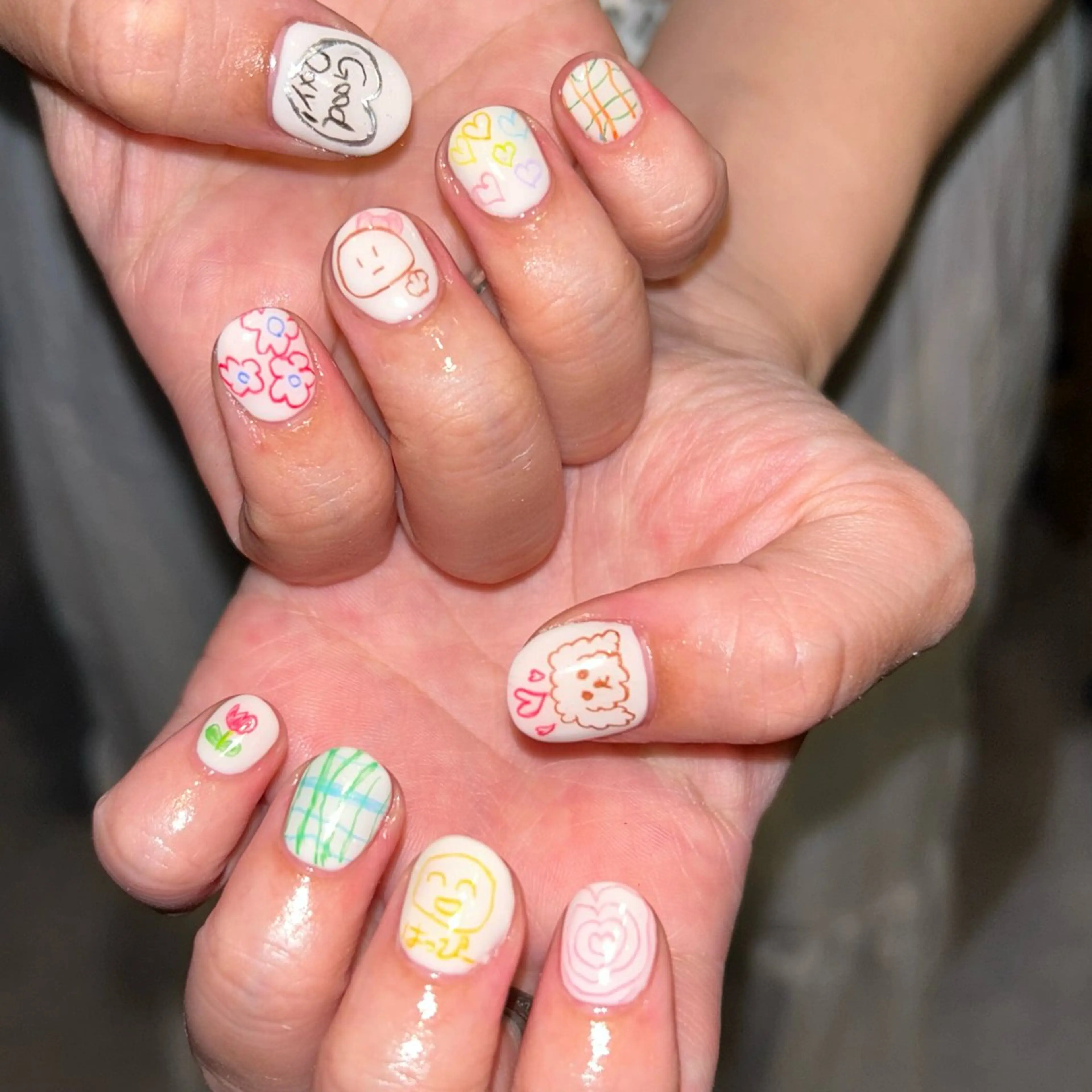 ネイル ハンドネイル ハンドケア 個性派ネイル シノのネイルデザイン