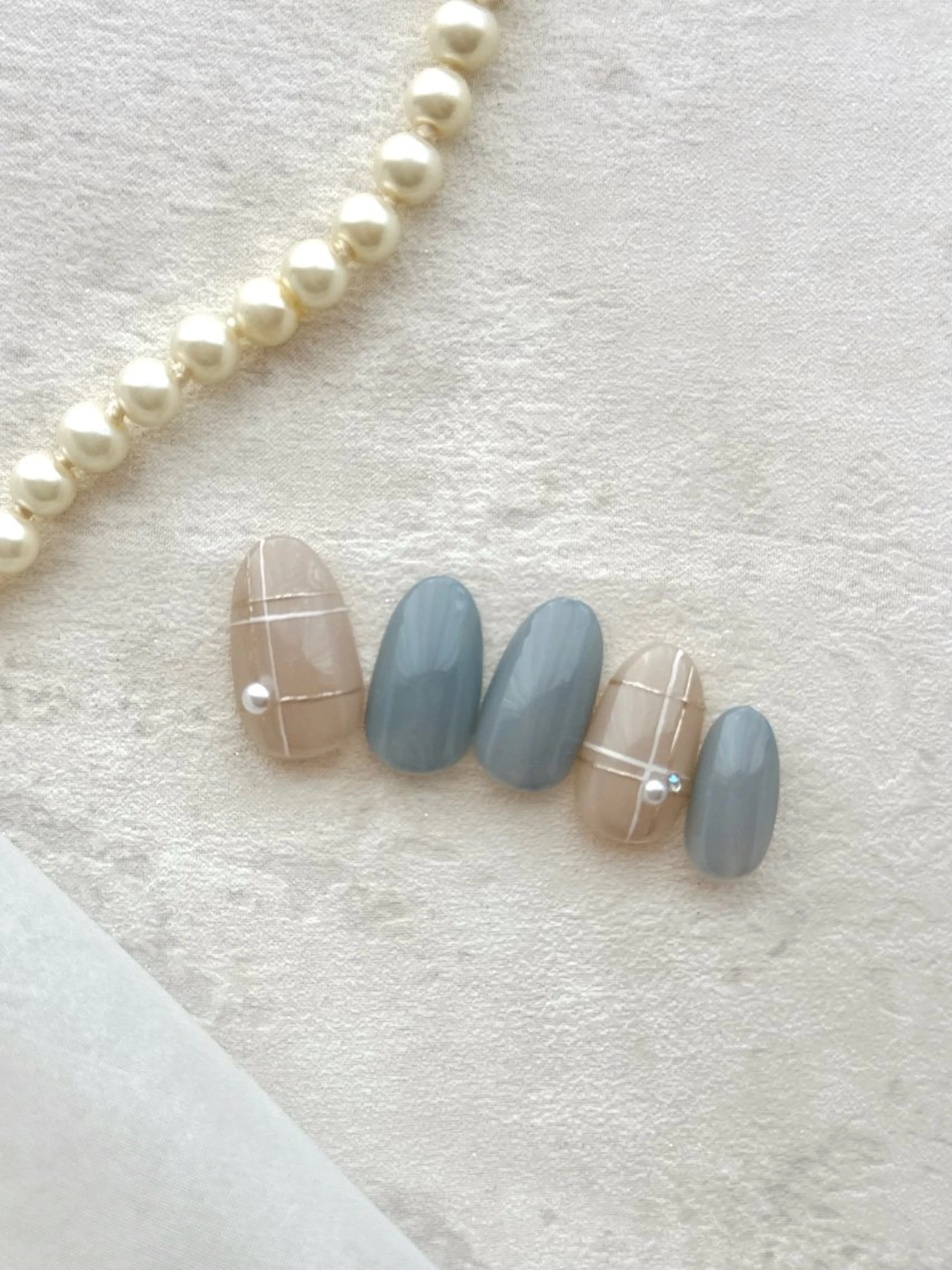 ネイル ブルー ハンドネイル Le charme所属・Le charmeのネイルデザイン