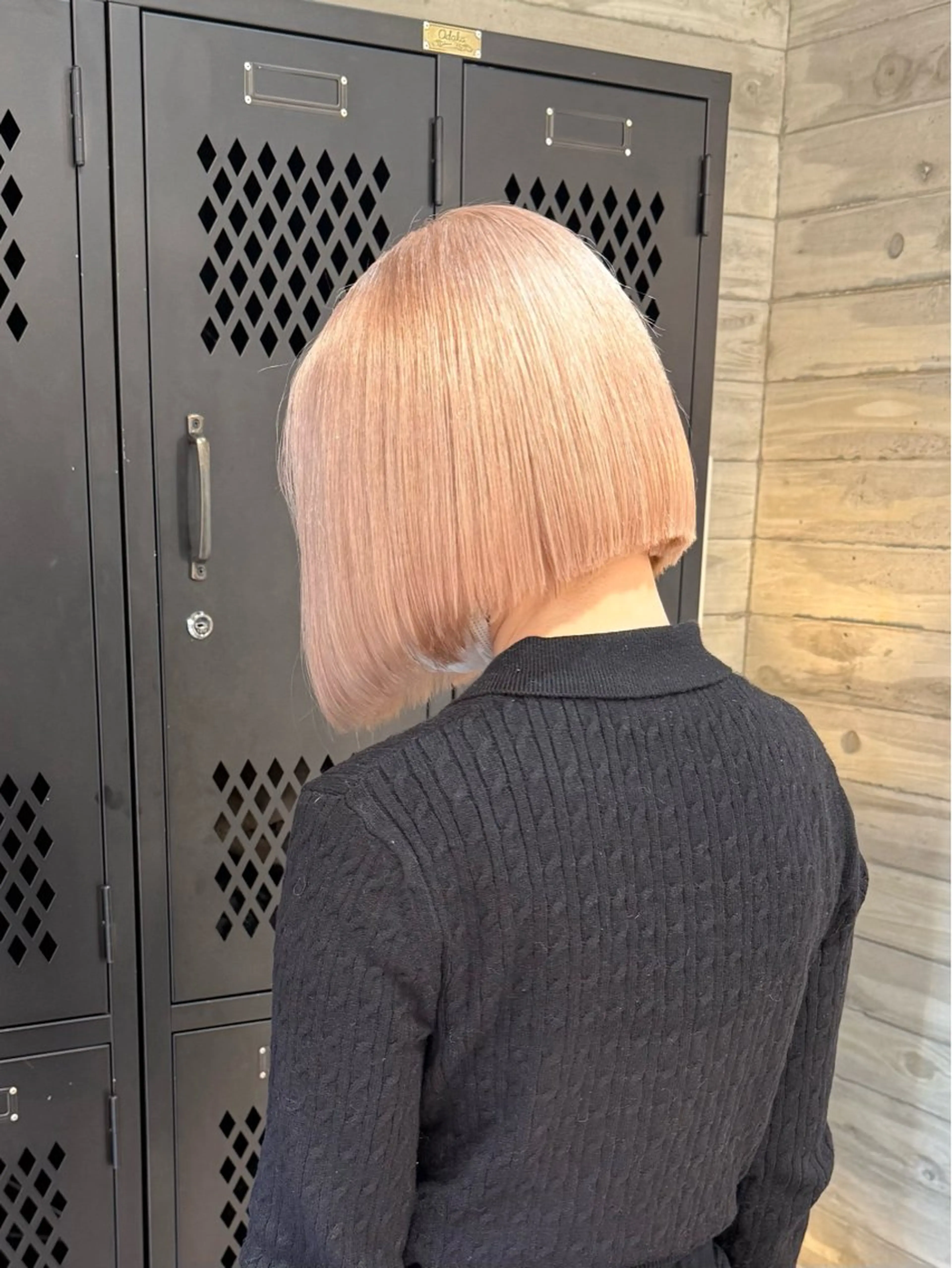 ミディアム カラー ヘアカラー 色落ち綺麗透明感カラ /ボブ/ナカツヒカルのヘアスタイル