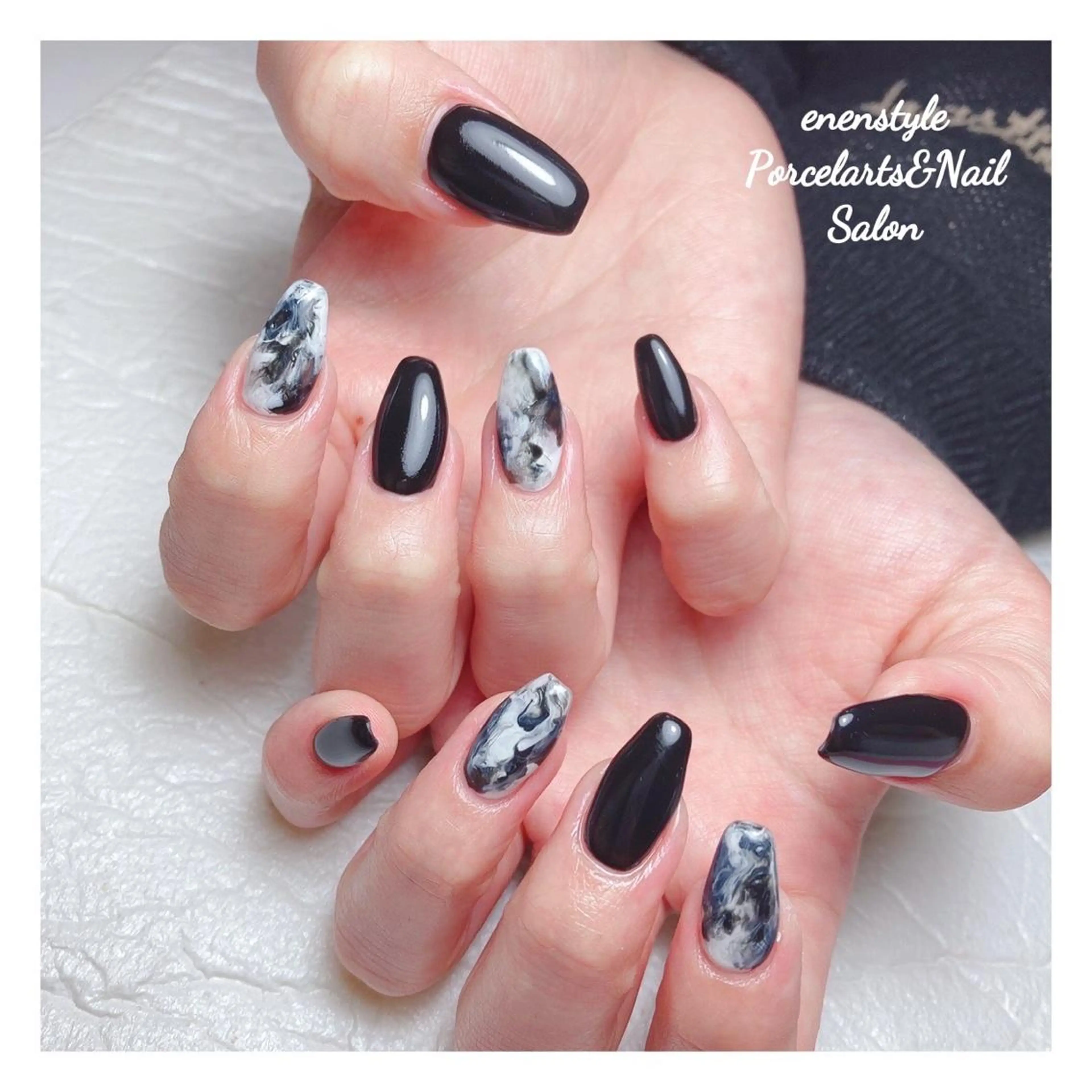 ミディアム ネイル 👑enen style👑のネイルデザイン