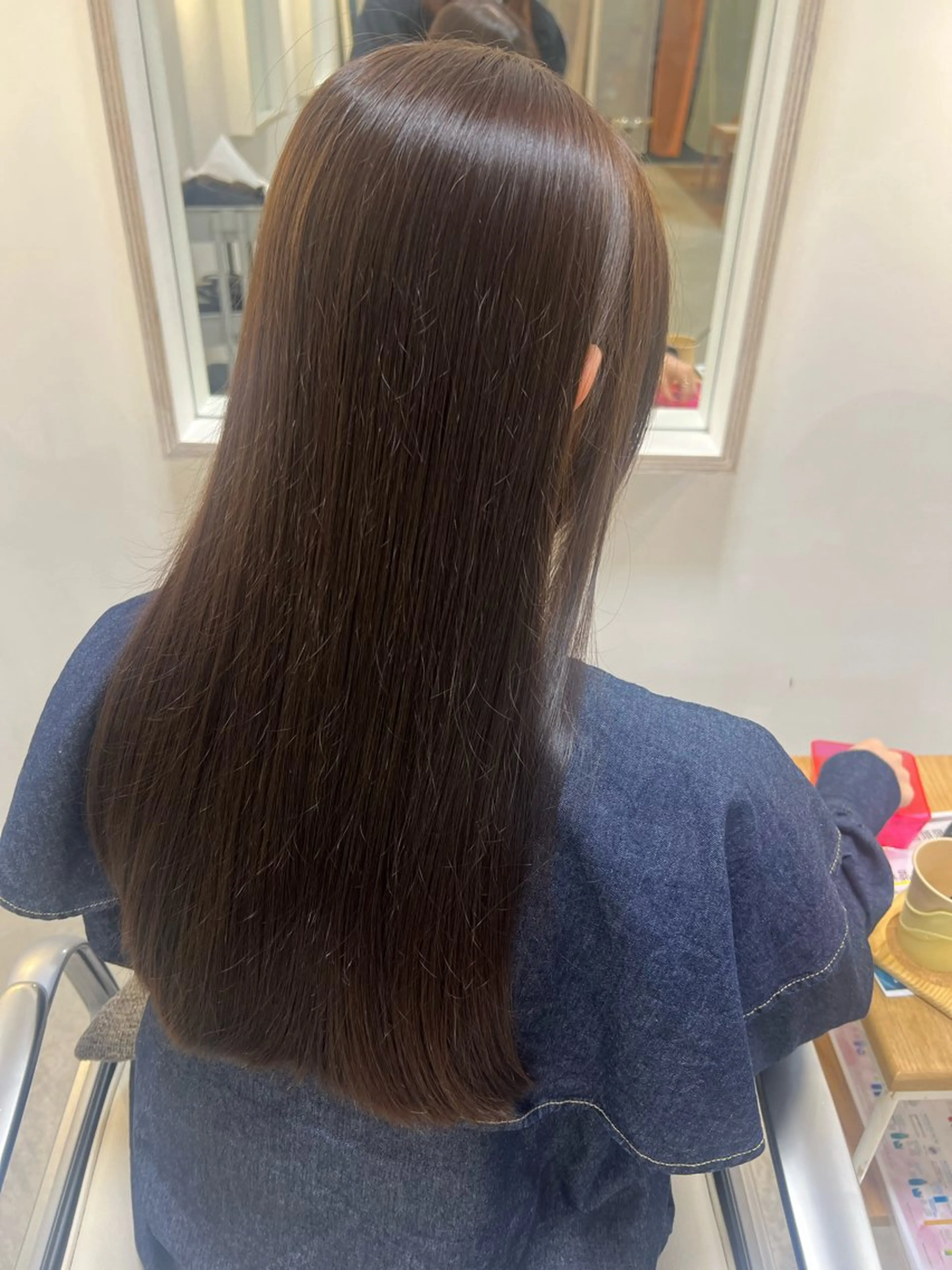 【minimo限定】髪質改善ストレート＋カット🫧の写真