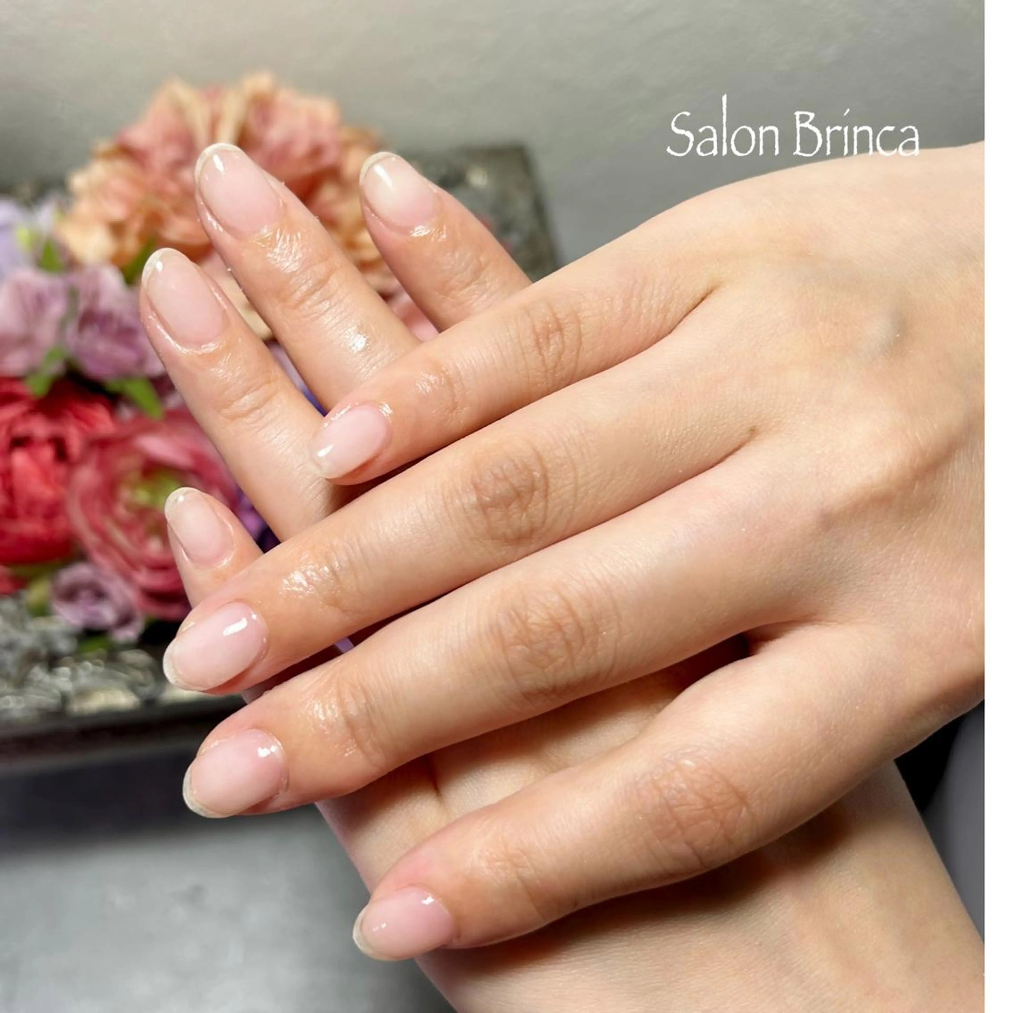 ネイル クリアネイル 氷ネイル・うるうるネイル Salon Brinca 中村のネイルデザイン