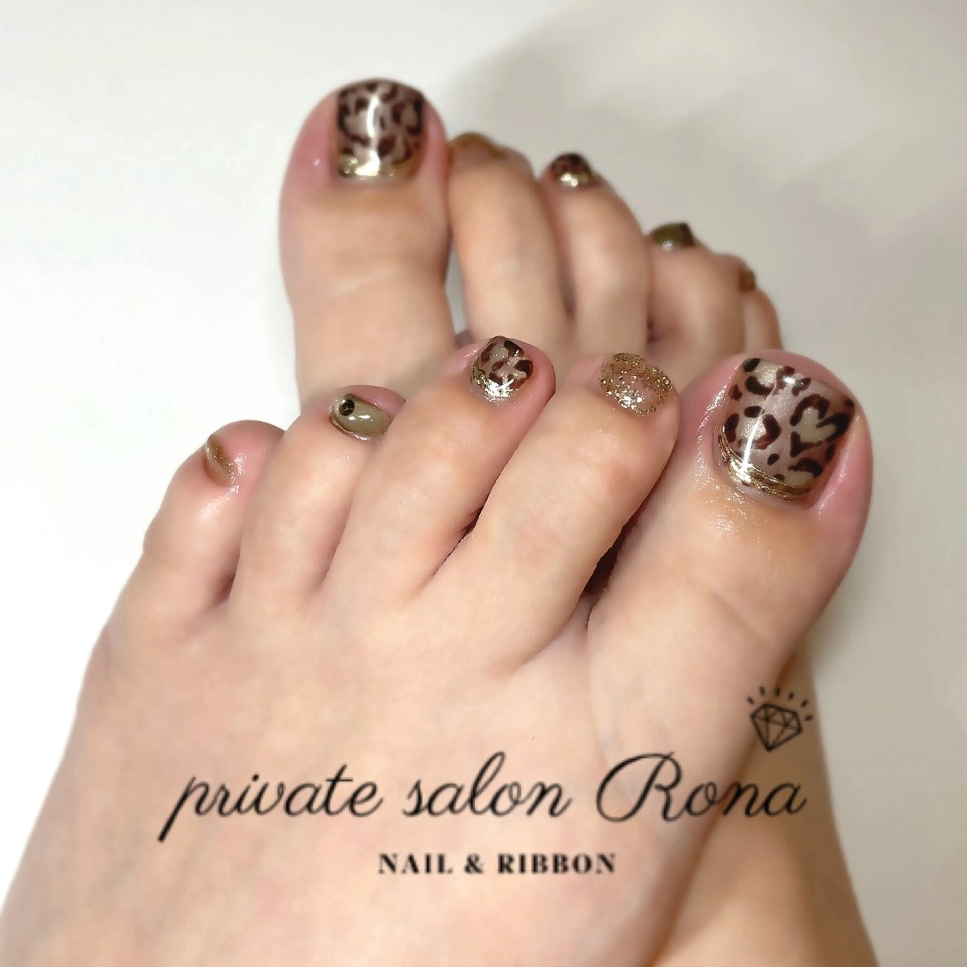 フットネイル【アートし放題】の写真