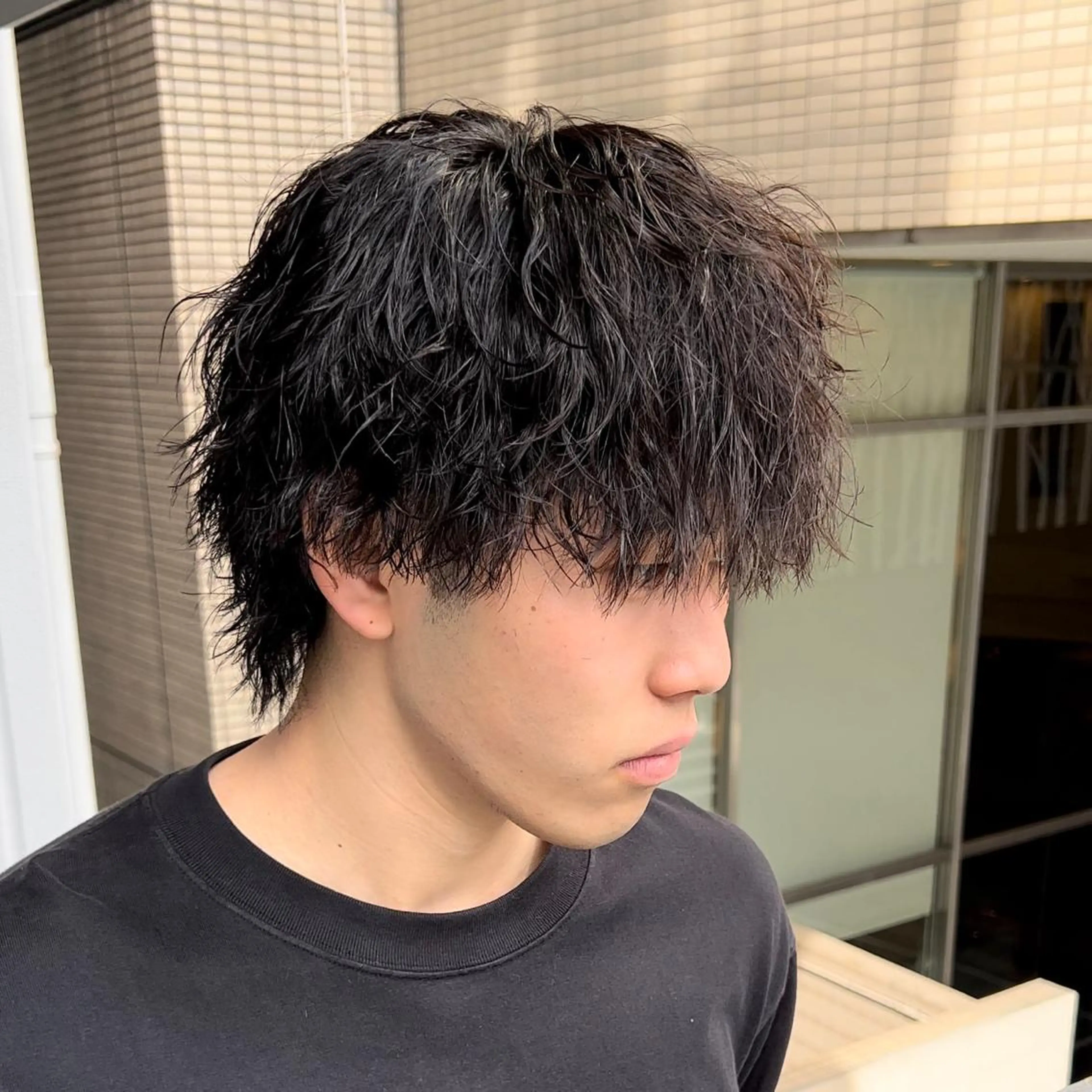 ショート パーマ メンズ 【メンズ特化美容師】 🐍NAO🐍のヘアスタイル