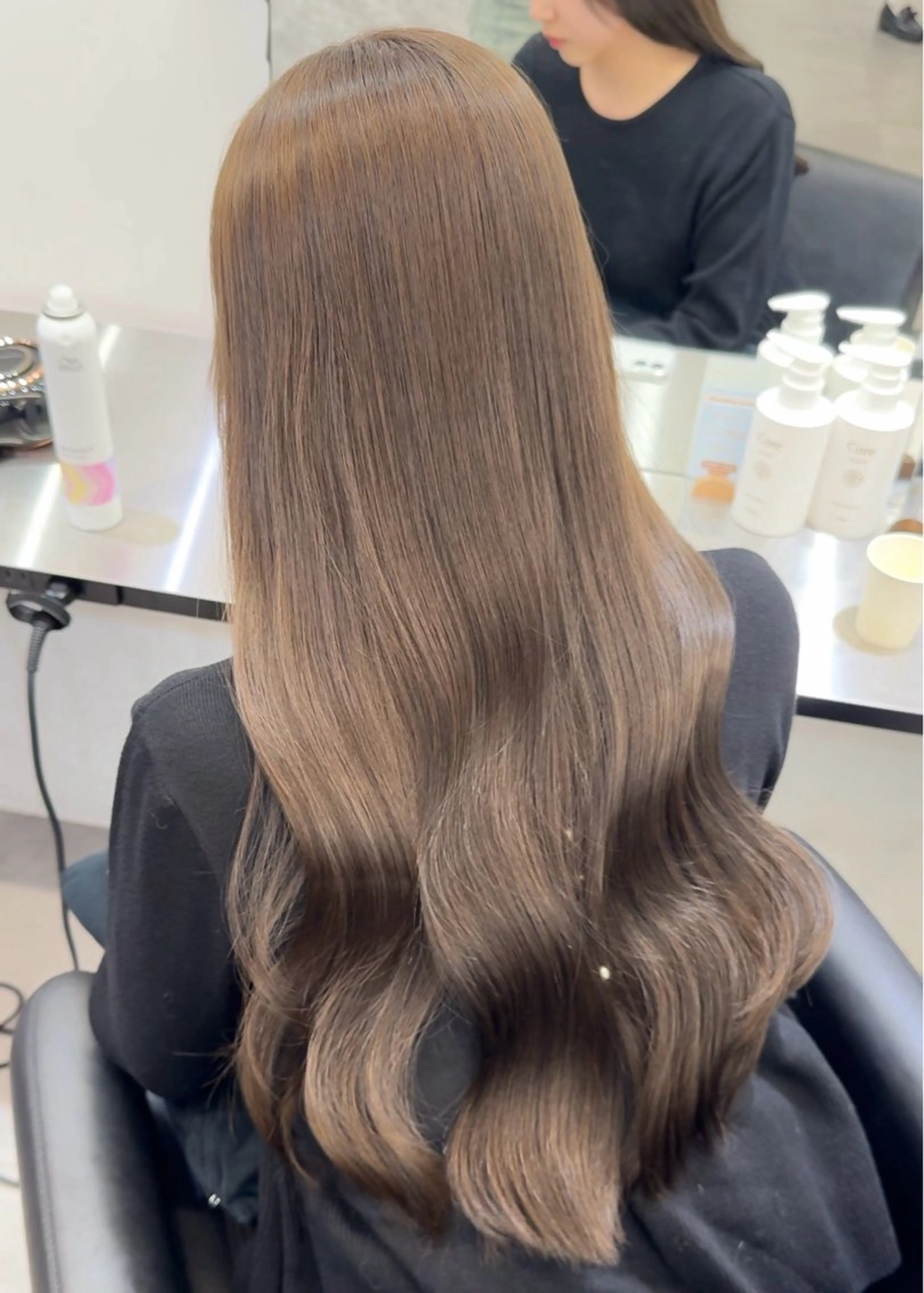 ロング 髪質改善 縮毛矯正 トリートメント カット ヘアカラー トリートメント 髪質改善×縮毛矯正 Core 片山健太のヘアスタイル