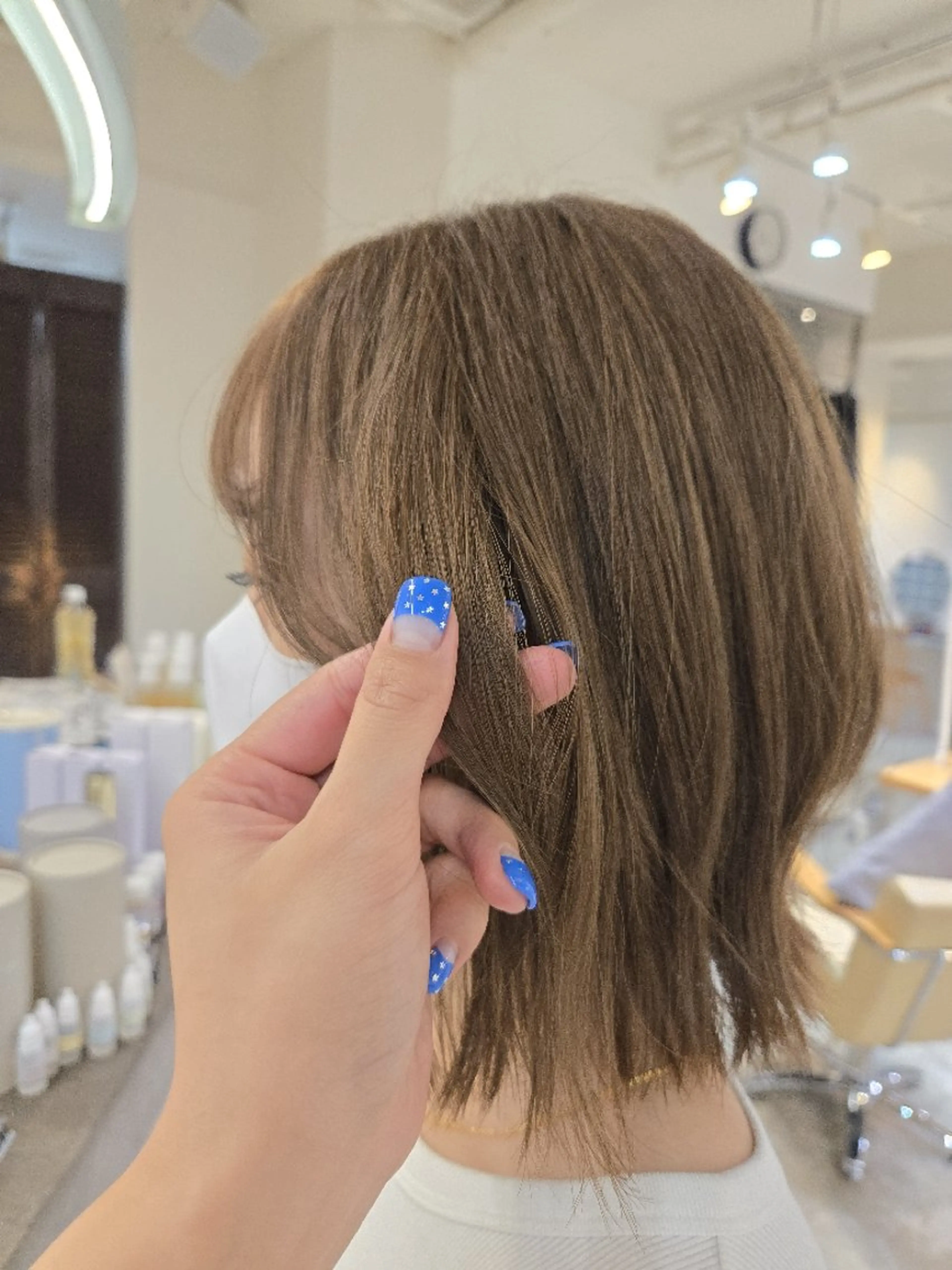 ミディアム ヘアカラー 柏Wcolor/UC HIBORINAMIのヘアスタイル