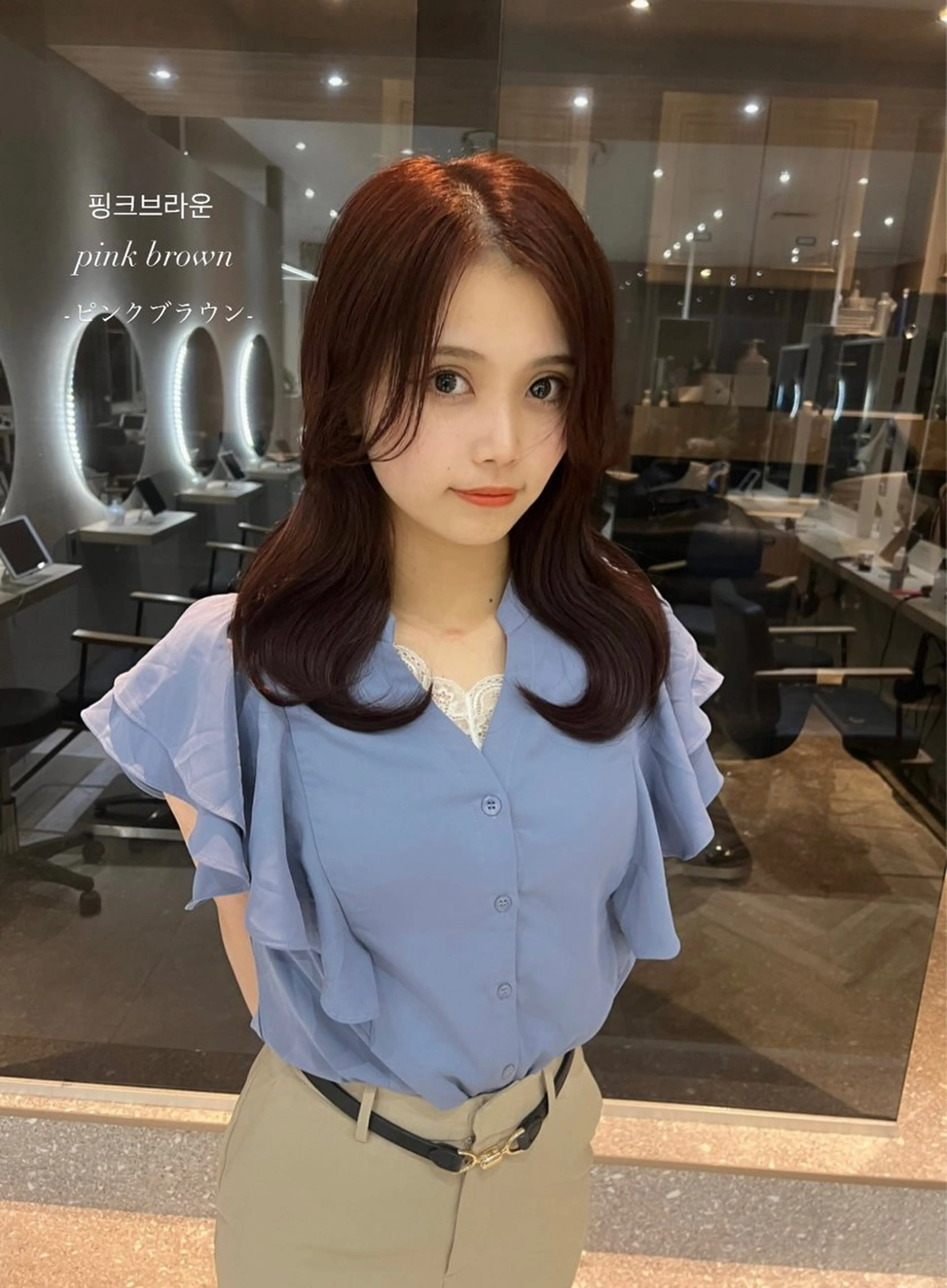 《minimo限定》人気No.2🙊髪質改善ケアカラー+ 超音波ミルボントリートメント♡の写真