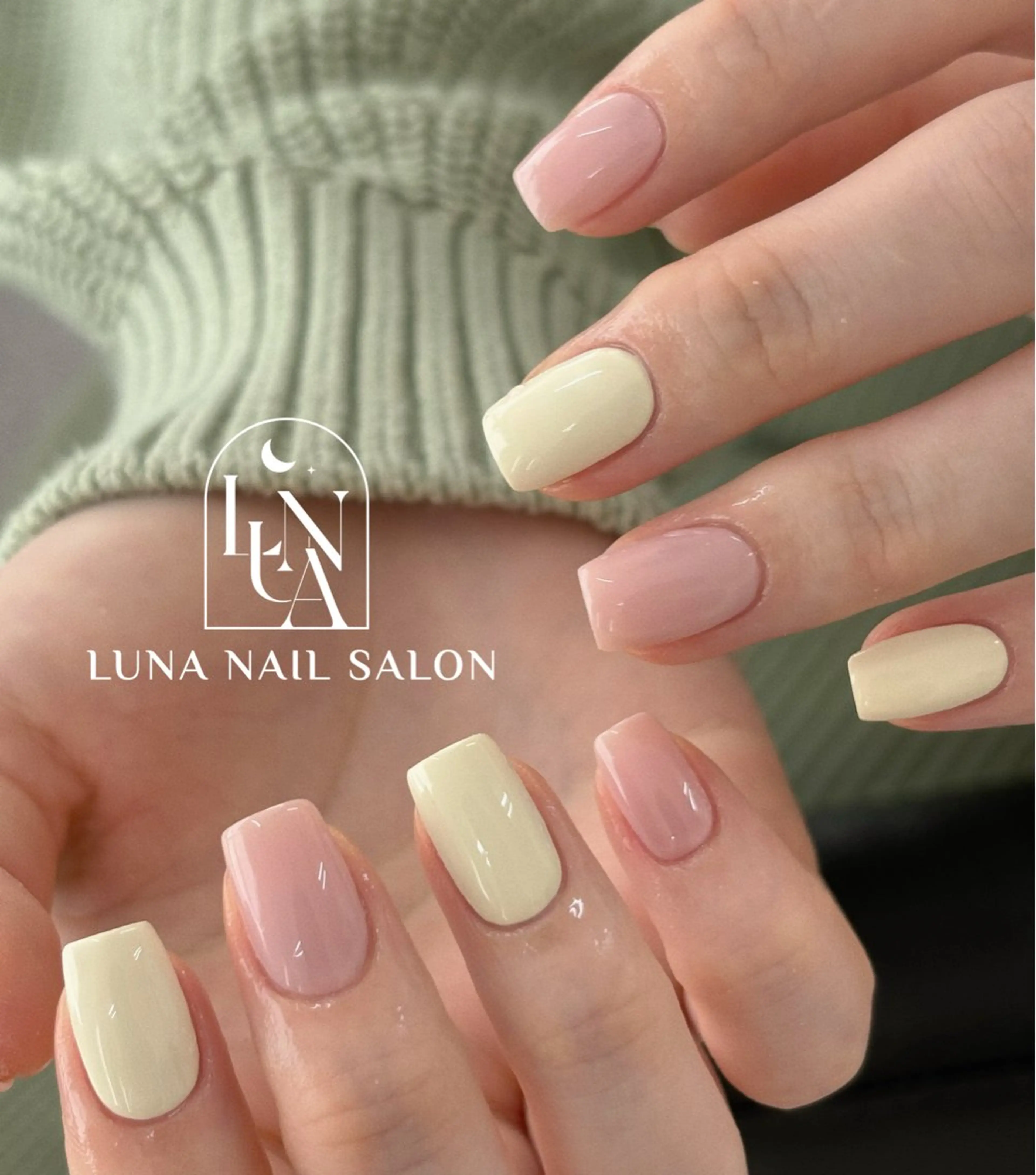 ネイル アートネイル フレンチネイル ジェルネイル ガラスフレンチ 韓国ネイル Kozeni NAIL SALONのネイルデザイン