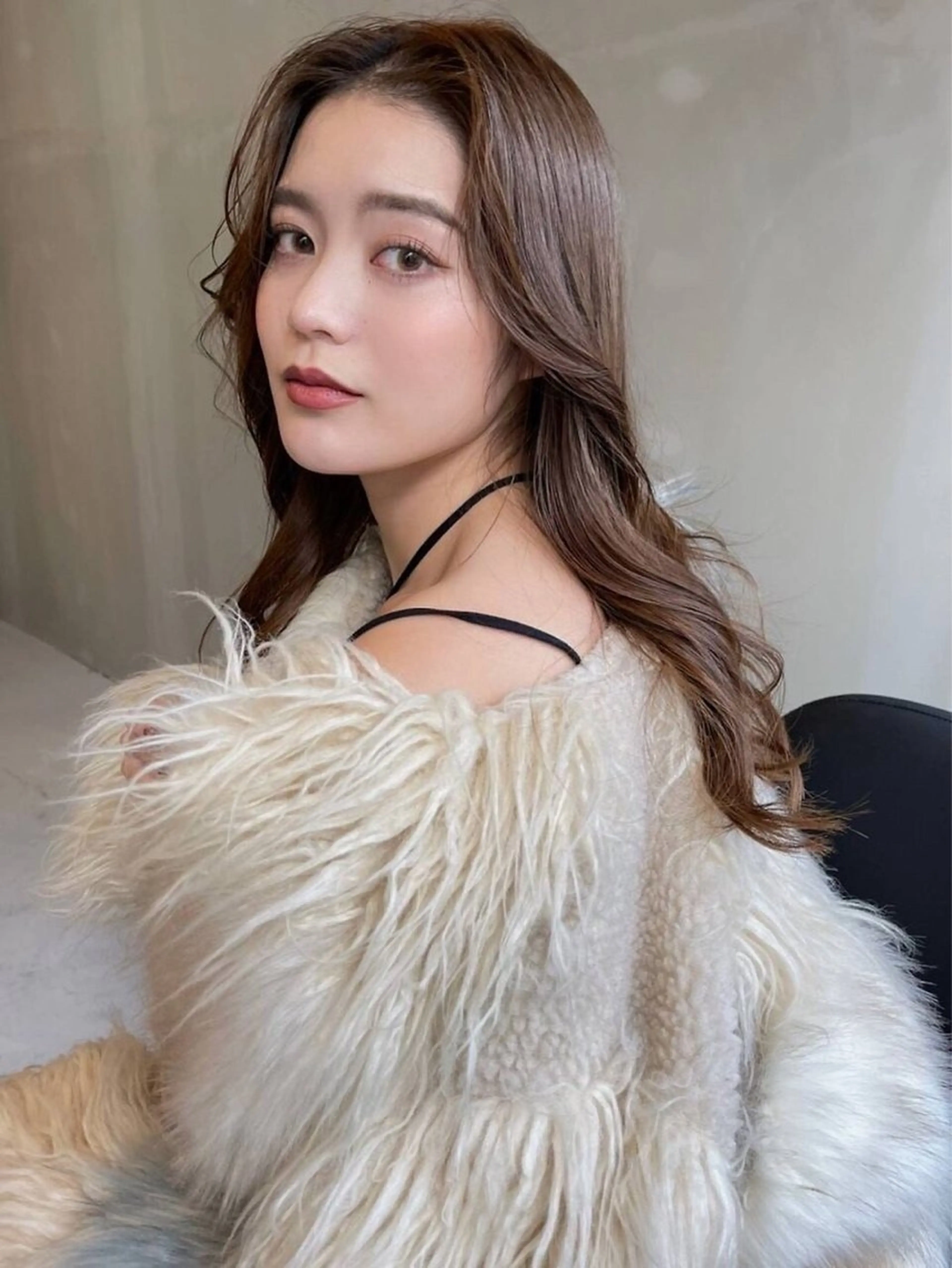 ミディアム カラー 透明感カラー/ レイヤー/REIKAのヘアスタイル