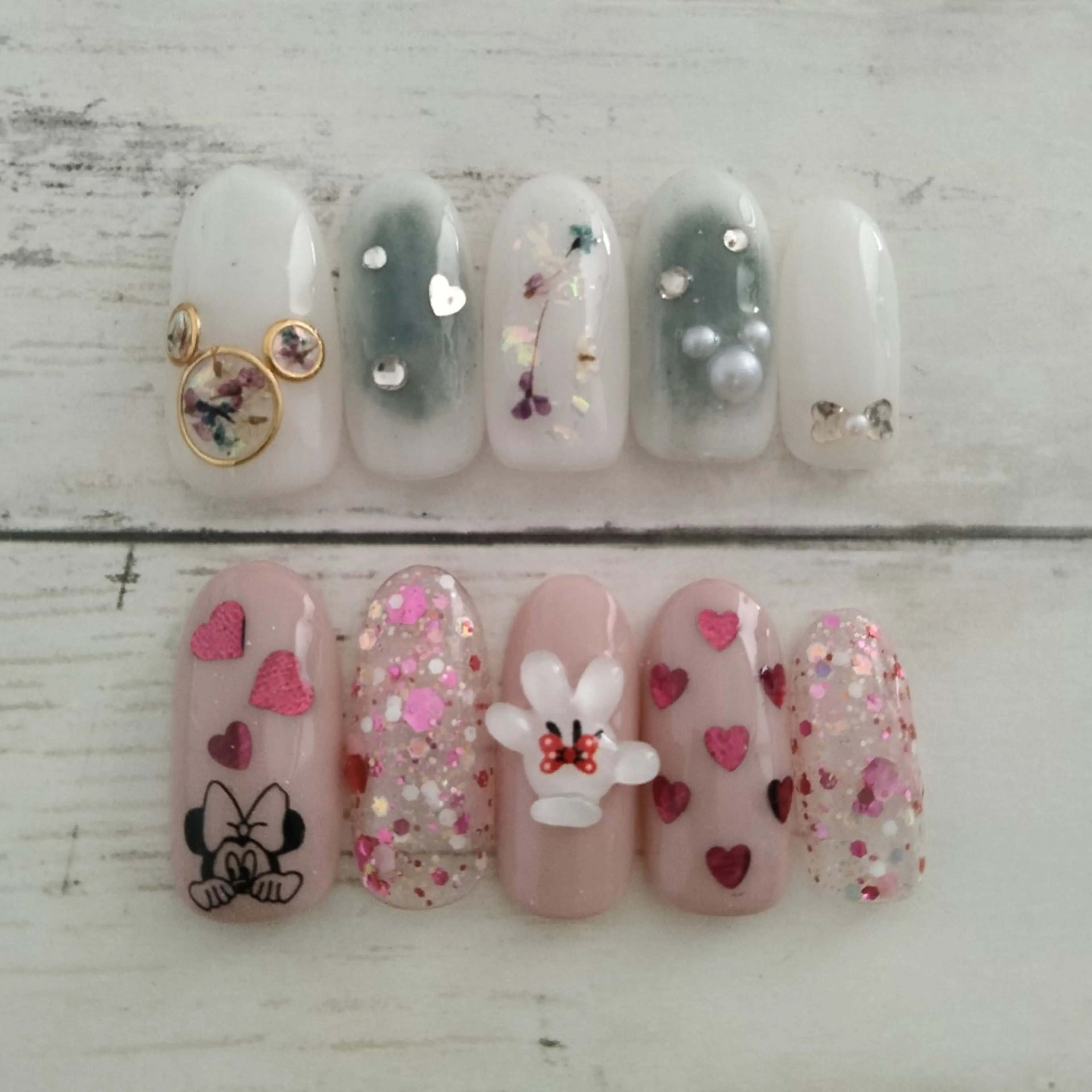 🐻キャラクターネイル🎀【オフ込・ケア込】の写真