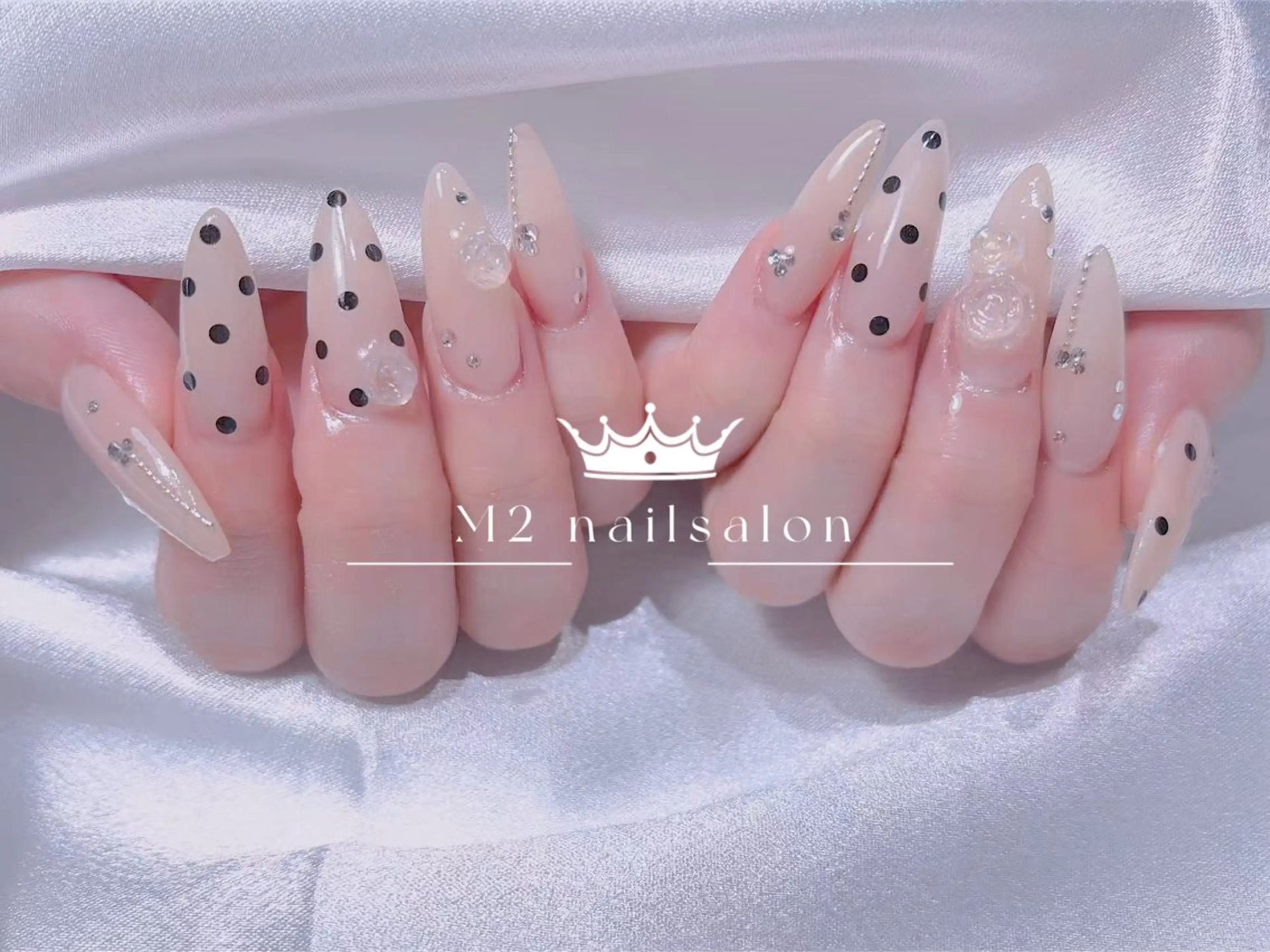 ネイル ハンドネイル 長さだし専門店 M2　rikaのネイルデザイン