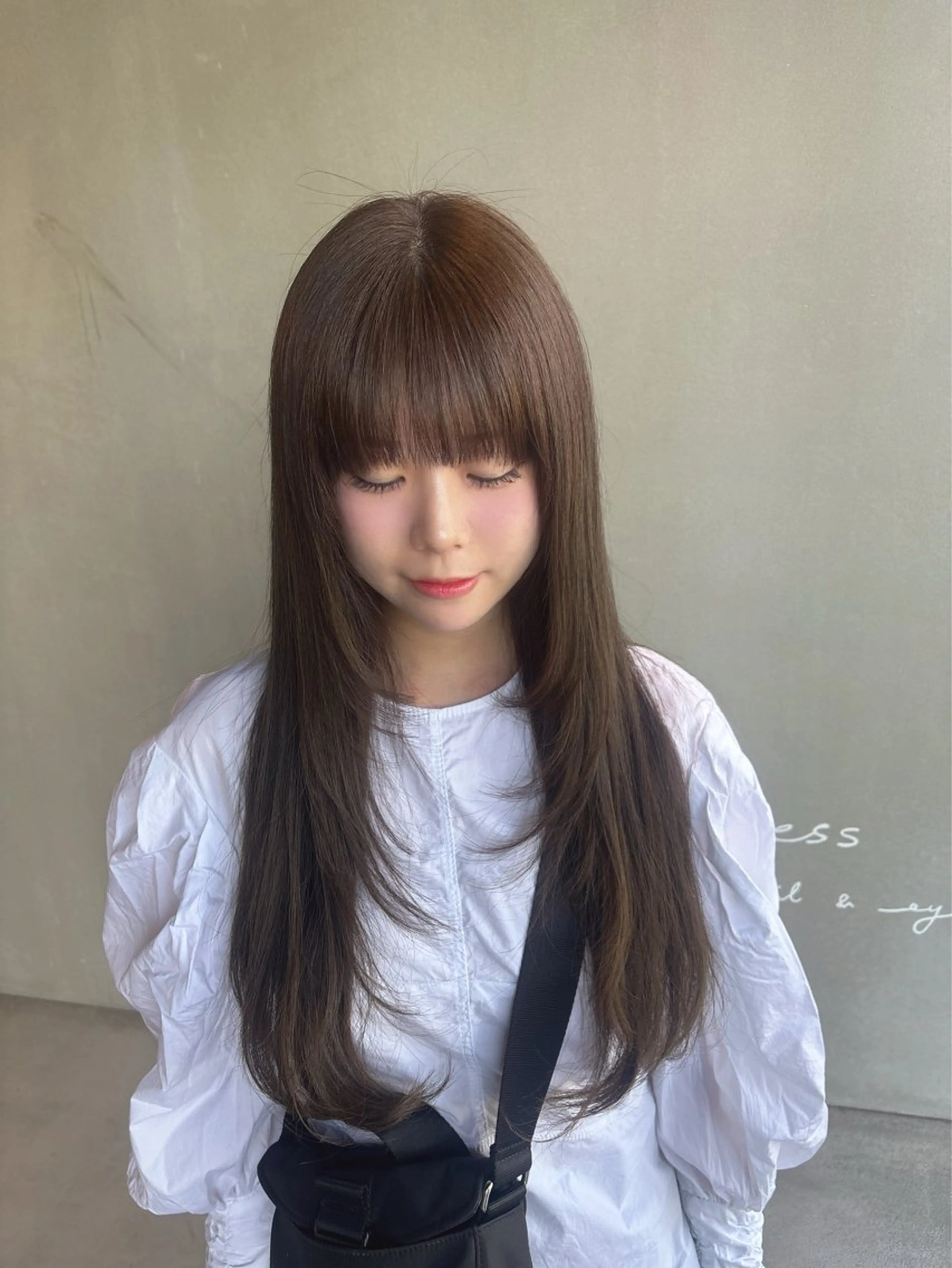 ロング 🎀韓国レイヤー/透 明感カラー/airiのヘアスタイル