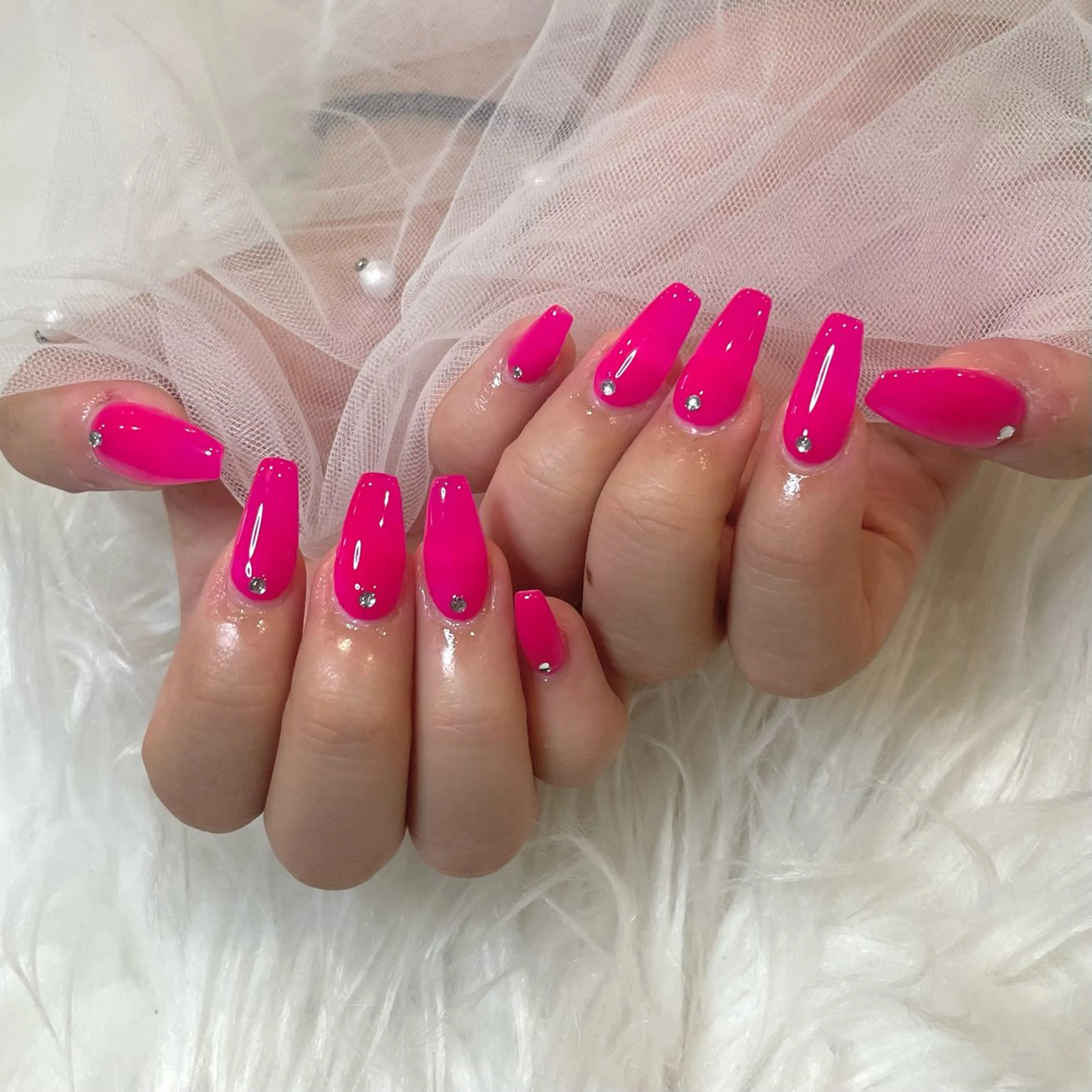 スカルプ♩ワンカラー+ストーン10粒の写真